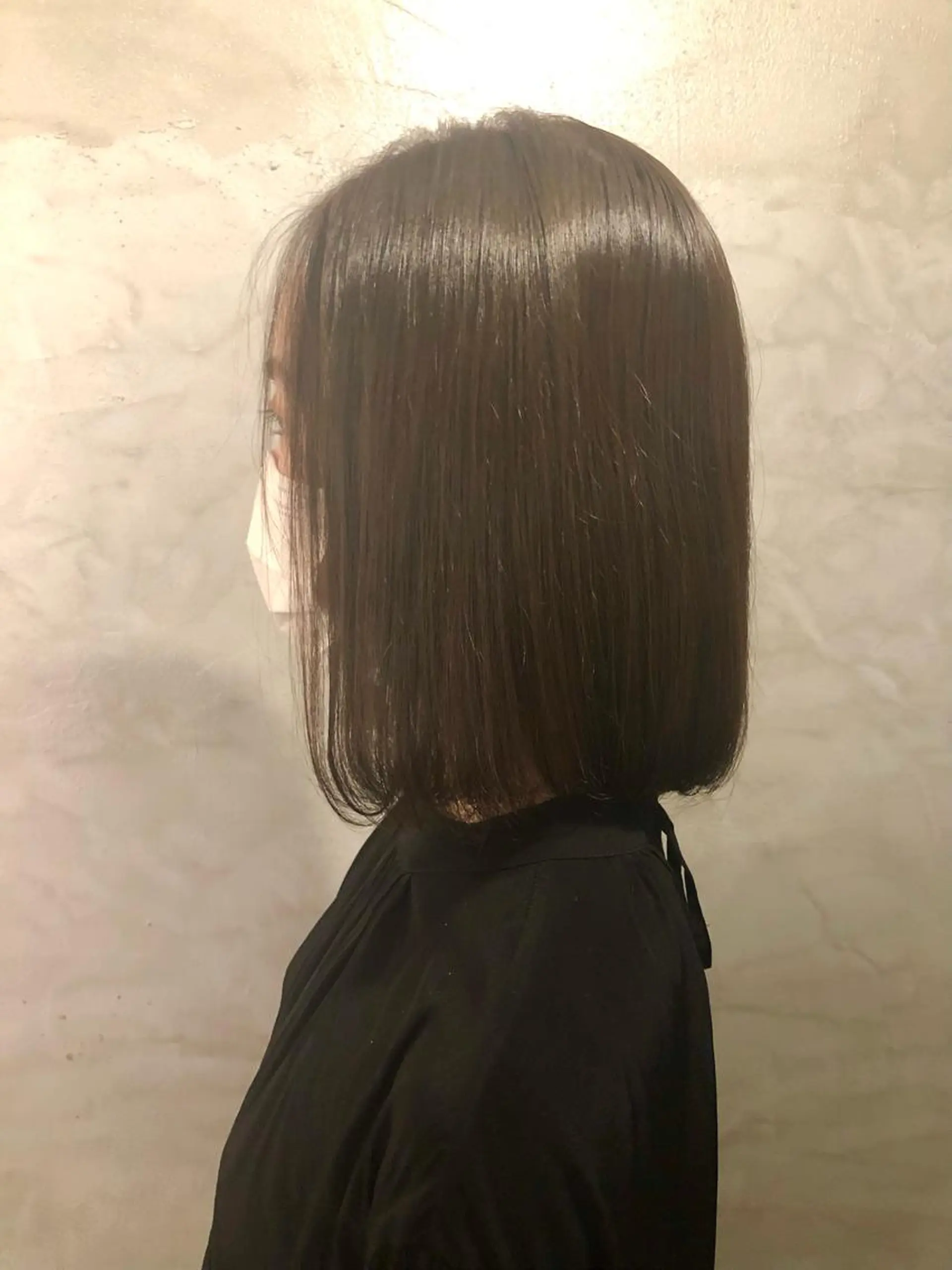 ミディアム カラー ボブ カット ヘアカラー FUJINO RYOのヘアスタイル