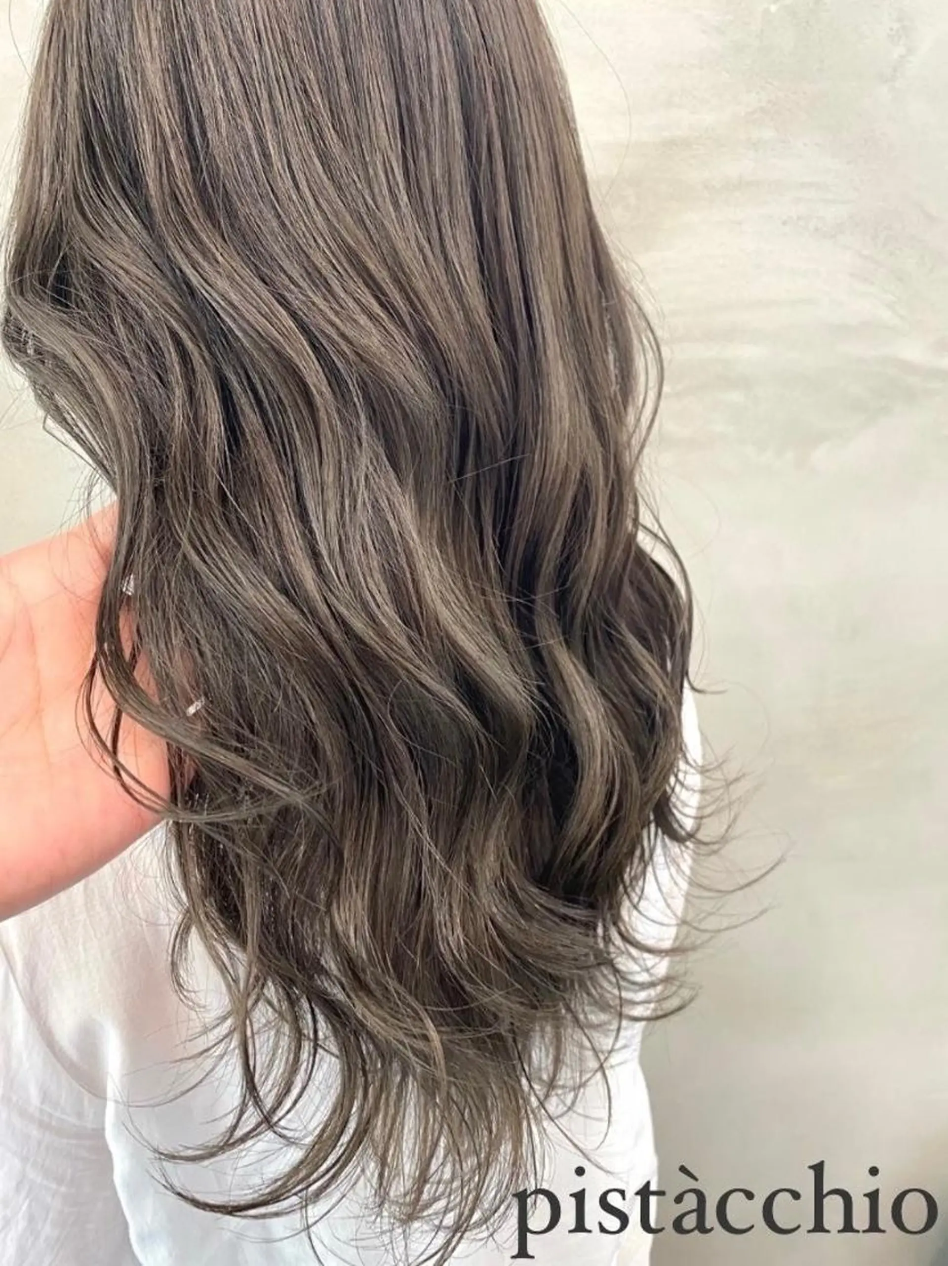 ロング カラー ベージュカラー ブリーチ ブリーチなしカラー カット ヘアカラー トリートメント pesca 長町南店 OIKAWAのヘアスタイル