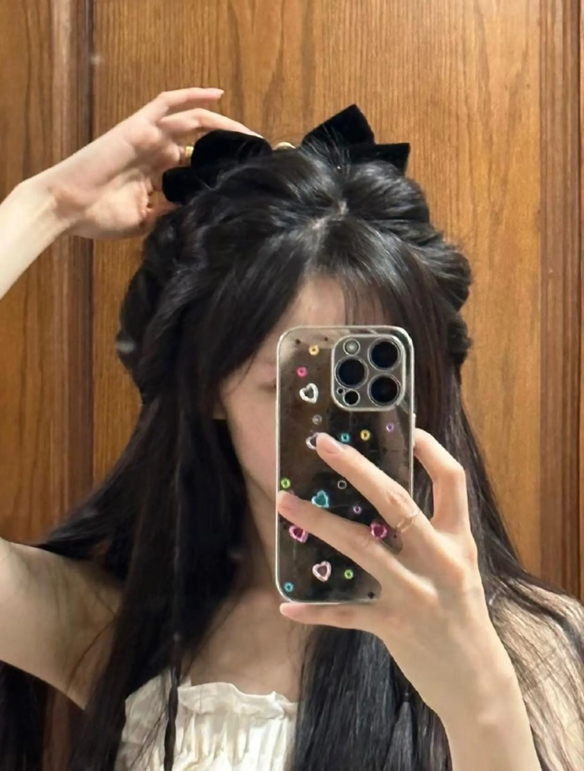 カラー girly hair ♡暗髪♡透明感ヘアのヘアスタイル