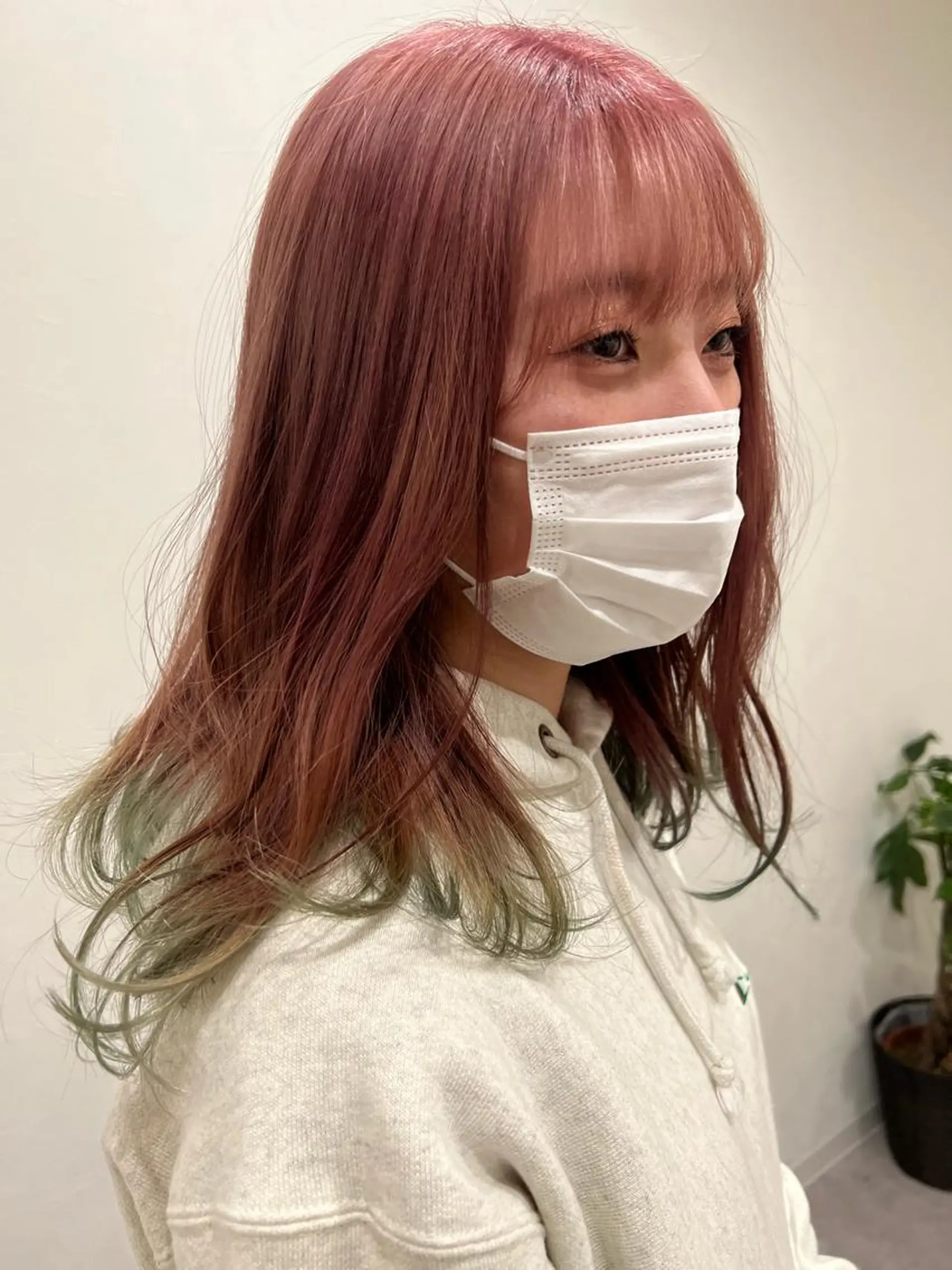 ミディアム カラー ヘアカラー Loem【ロエム】所属・RINA 【Loem】のヘアスタイル