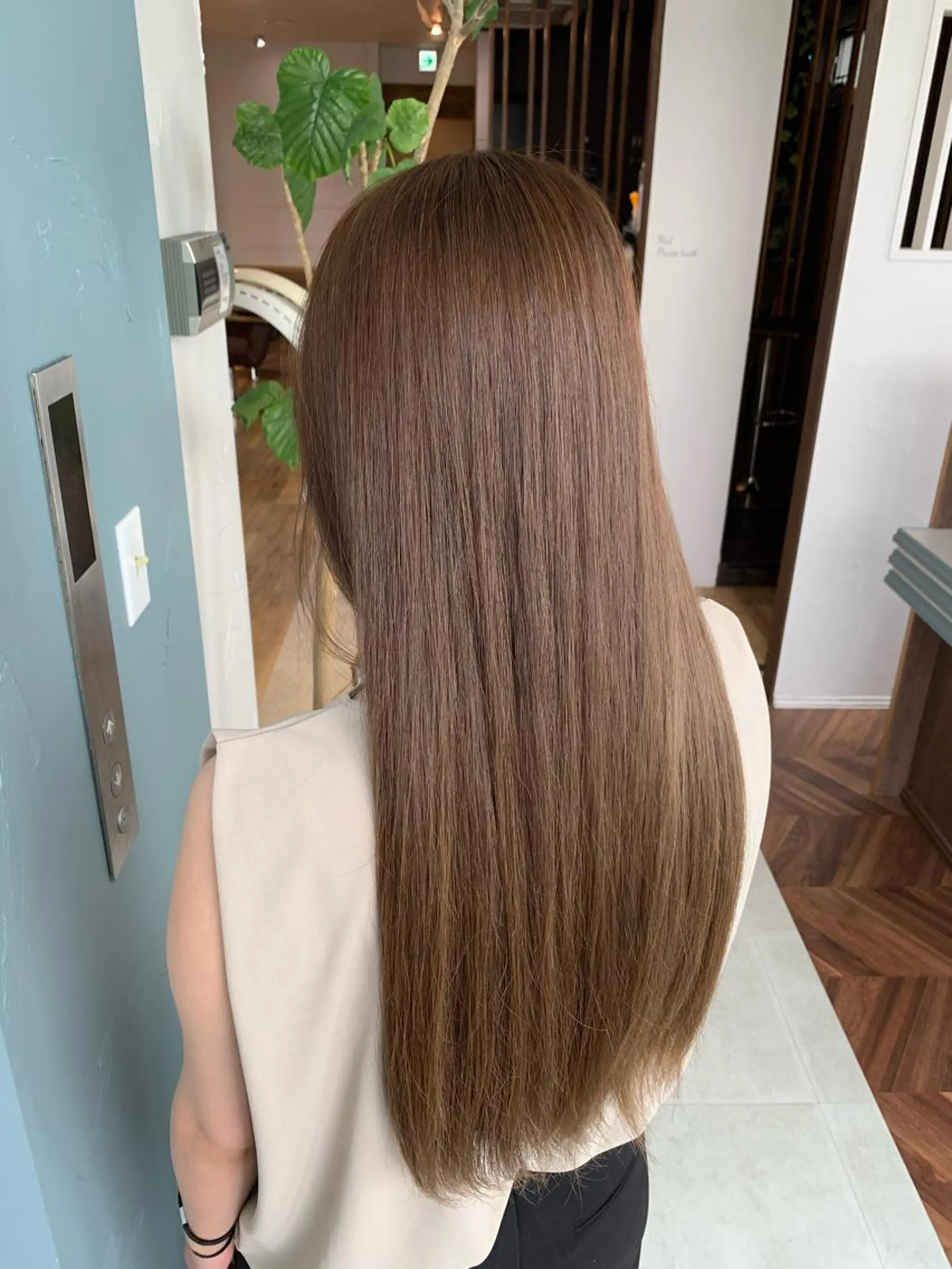 ロング カラー カット ヘアカラー トリートメント 船津武俊 フナツタケトシのヘアスタイル