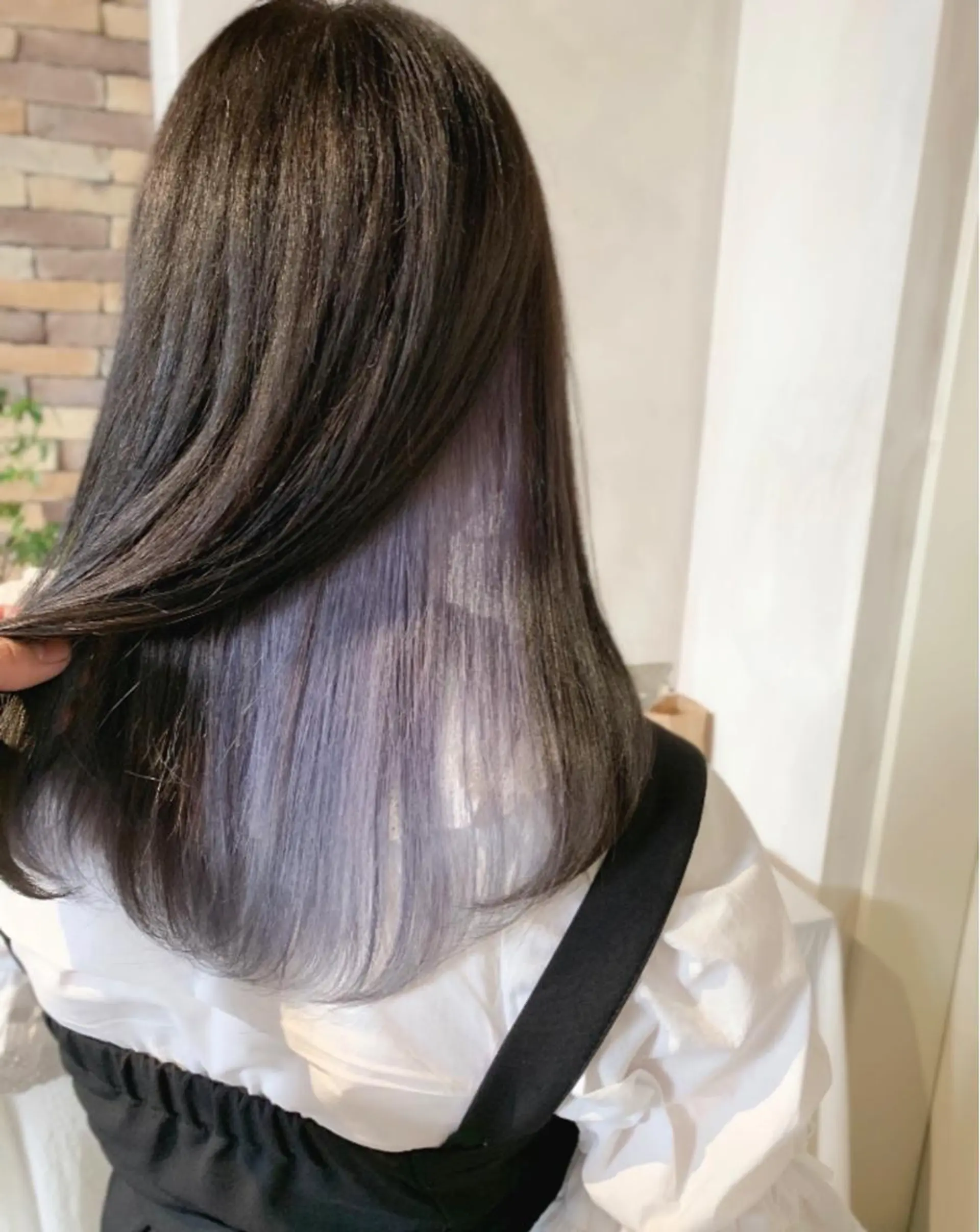 カラー ラベンダーカラー ヘアカラー トリートメント 透明感カラー特化型 NAOKIのヘアスタイル