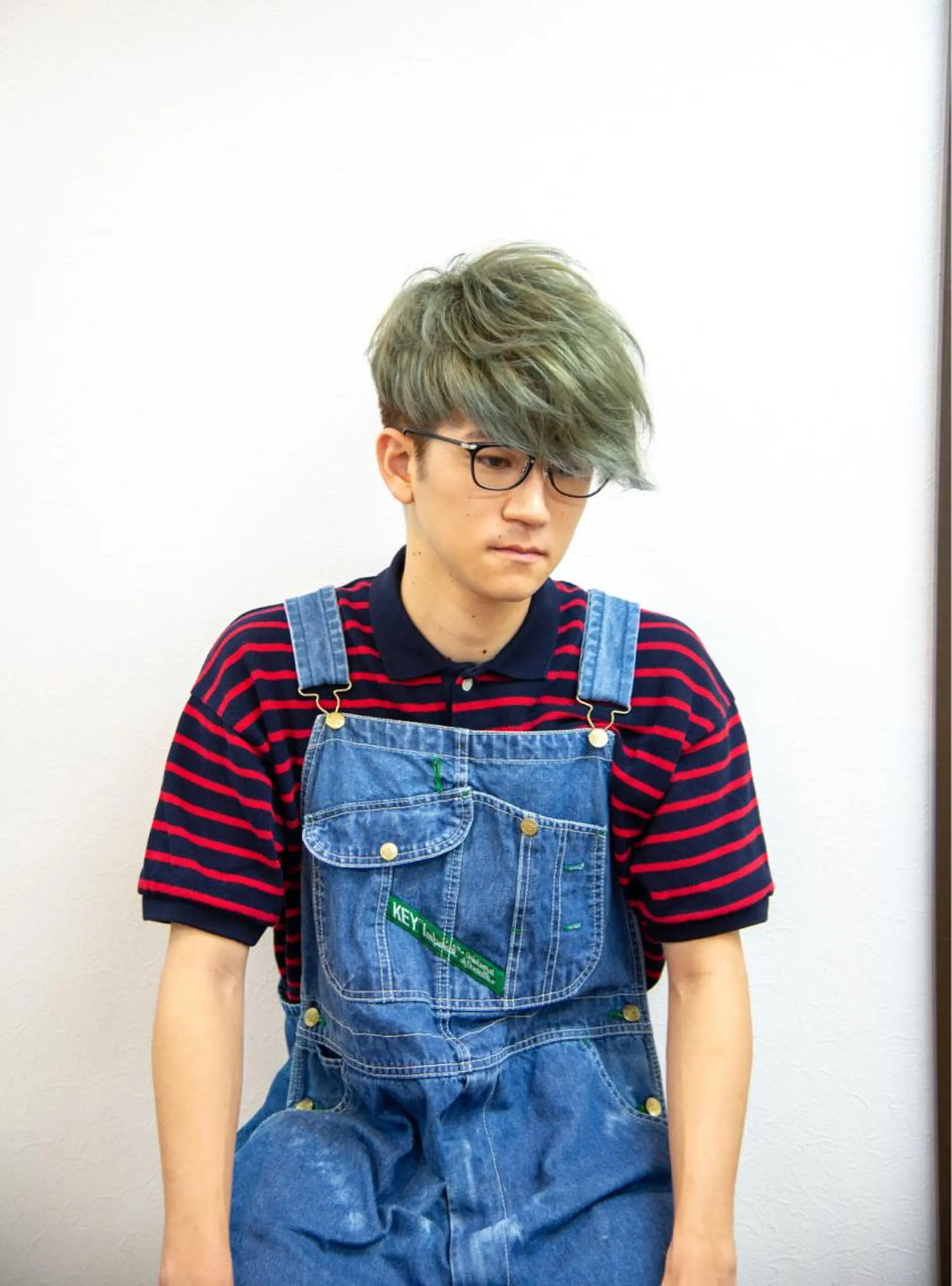カラー メンズ アッシュ ブルーカラー ブルーアッシュ カット ヘアカラー トリートメント 【H.GENTIL】 TERUのその他イメージ