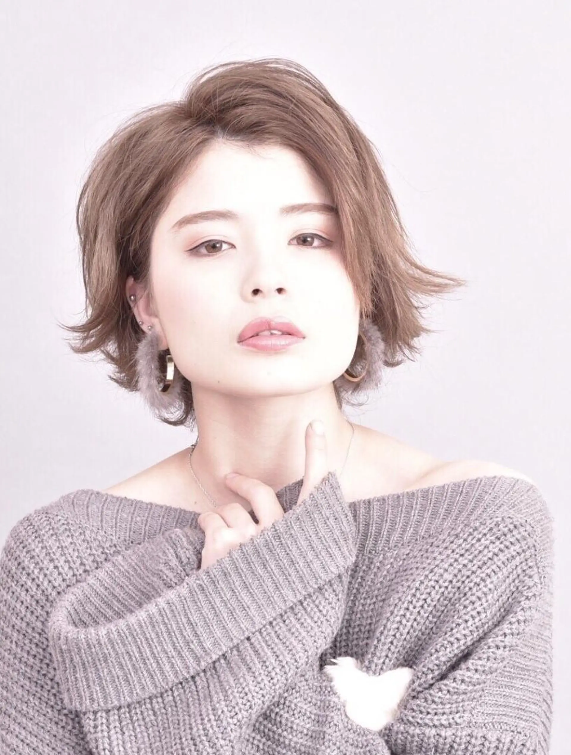 ショート カラー パーマ ヘアアレンジ メンズ キッズ ネイル マツエク・マツパ ヘアカラー MODEK's西宮店 マネージャー神道有基のヘアスタイル