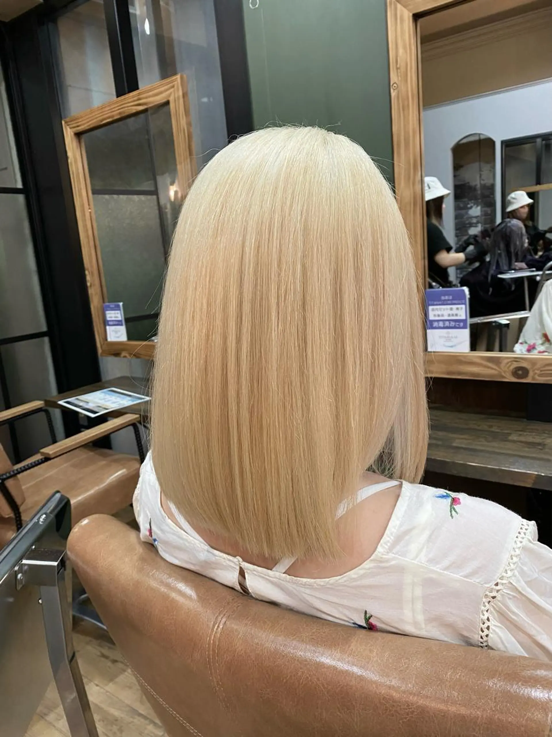ミディアム カラー ヘアカラー トリートメント ケアカラーリスト✂️ SHIAN   フジのヘアスタイル