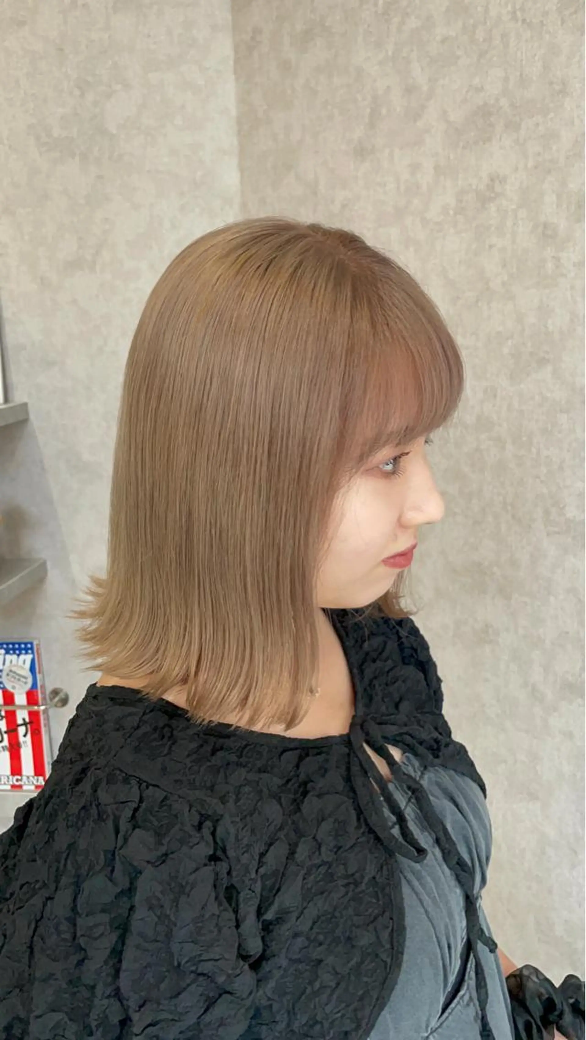 カラー ベージュカラー ミルクティーベージュ ヘアカラー Taku ／ケアハイトーンのヘアスタイル