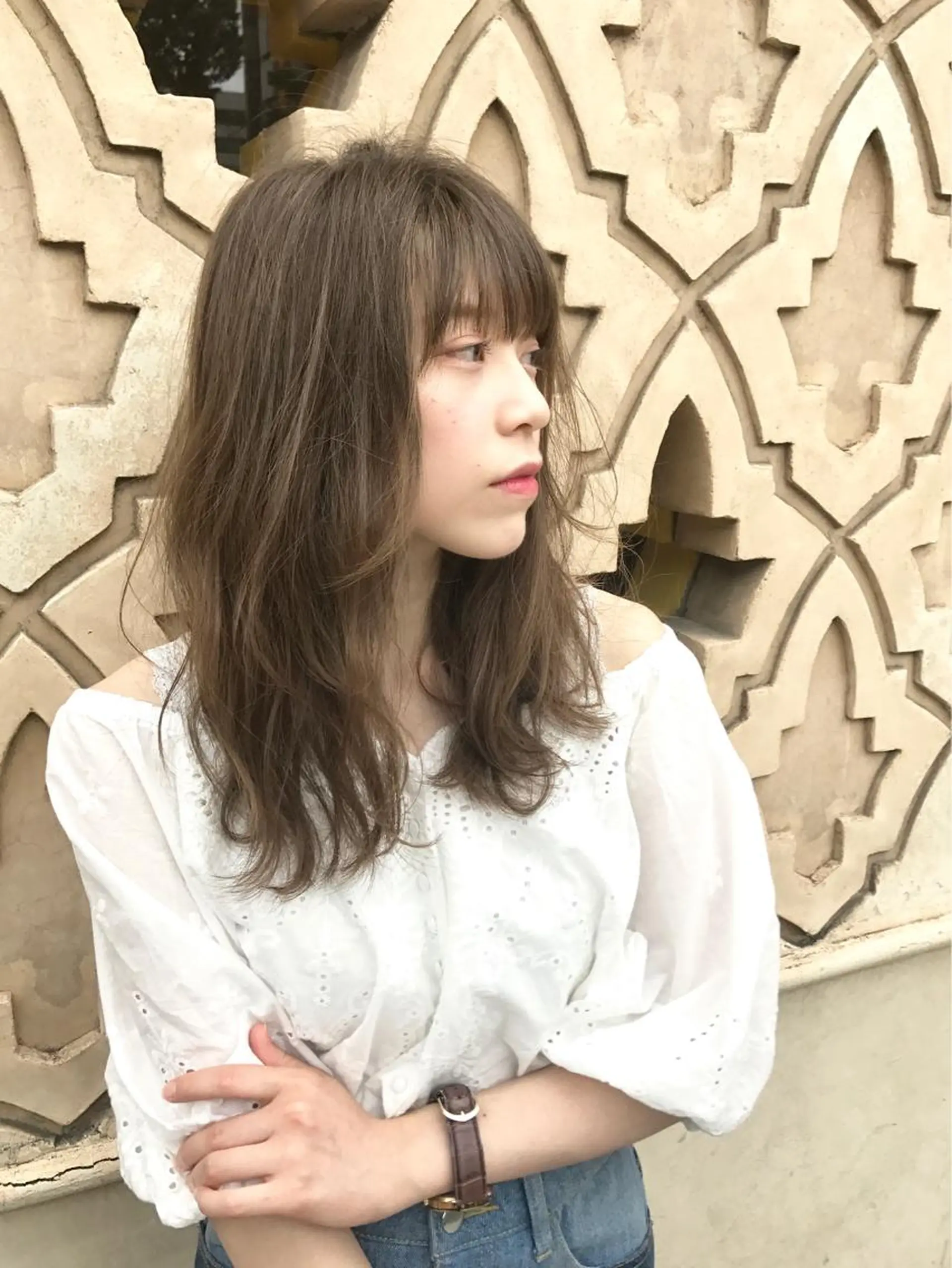 ミディアム アッシュ BANK'S hair所属・💐ケラチン 髪質改善寺坂雄飛💐のヘアスタイル