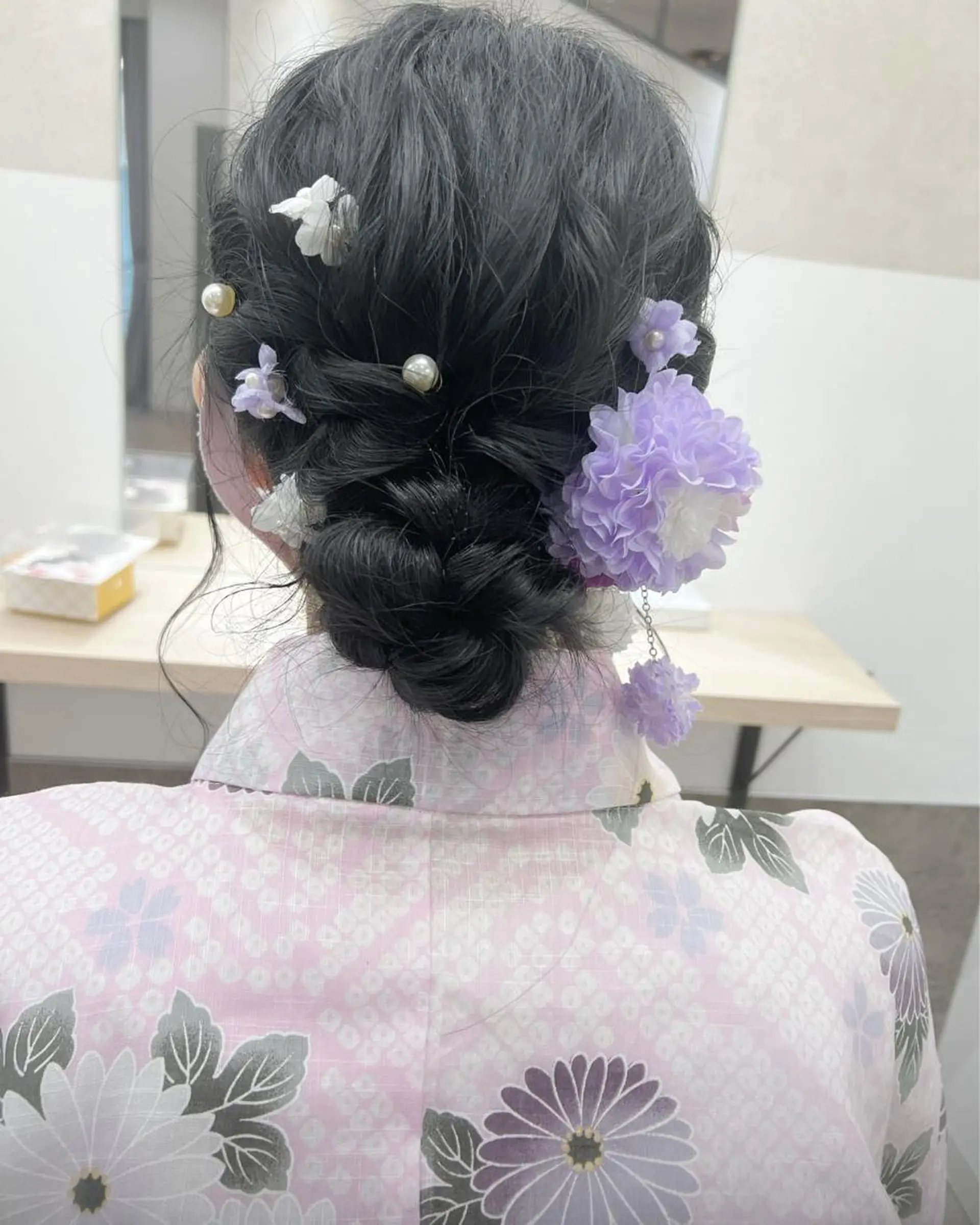 ミディアム ヘアアレンジ GiseL アンリのヘアスタイル