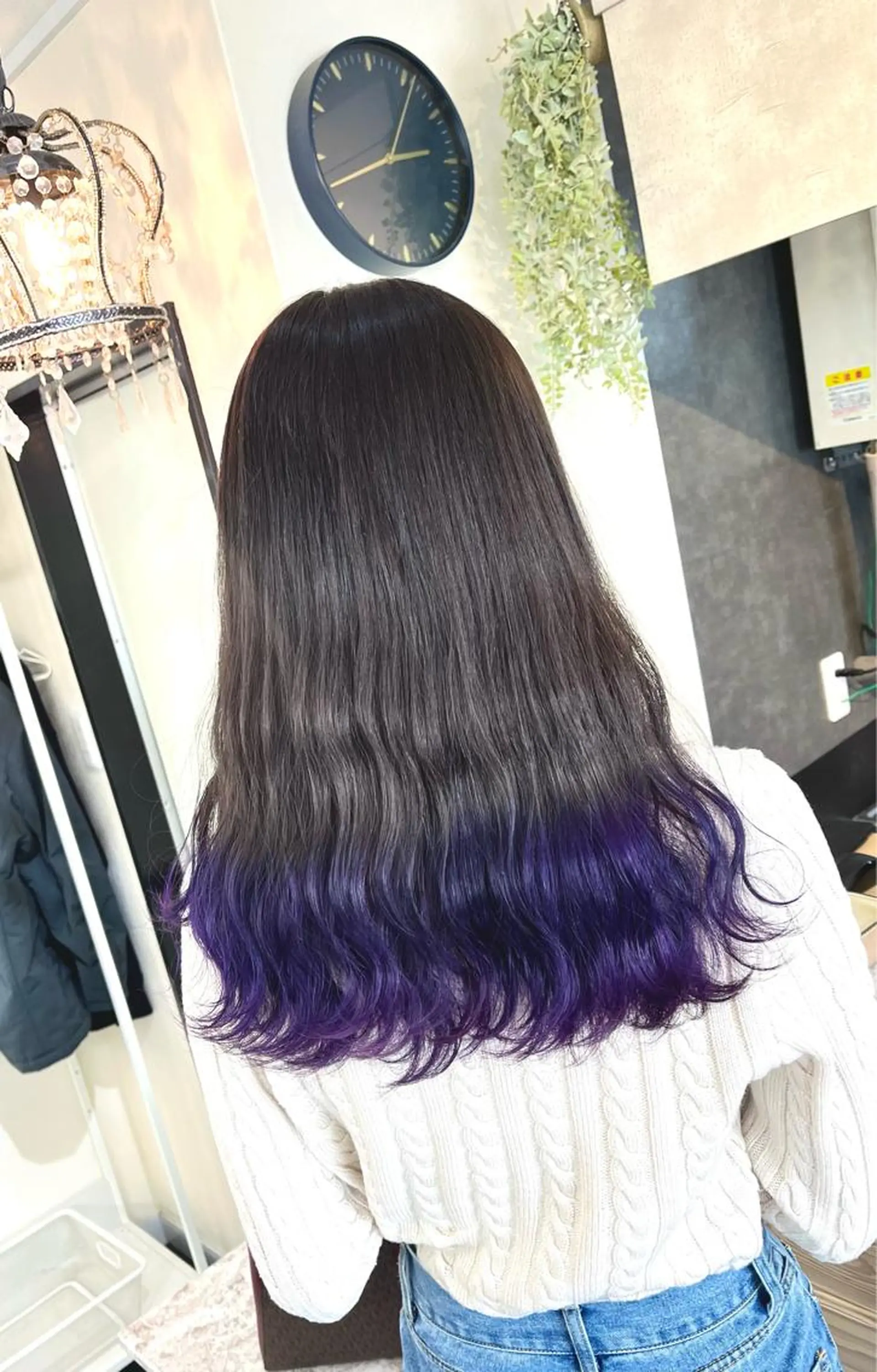 ロング カラー バイオレットカラー ヘアカラー トリートメント wavi hair所属・後藤 ユウキ/髪質改善🫧のヘアスタイル