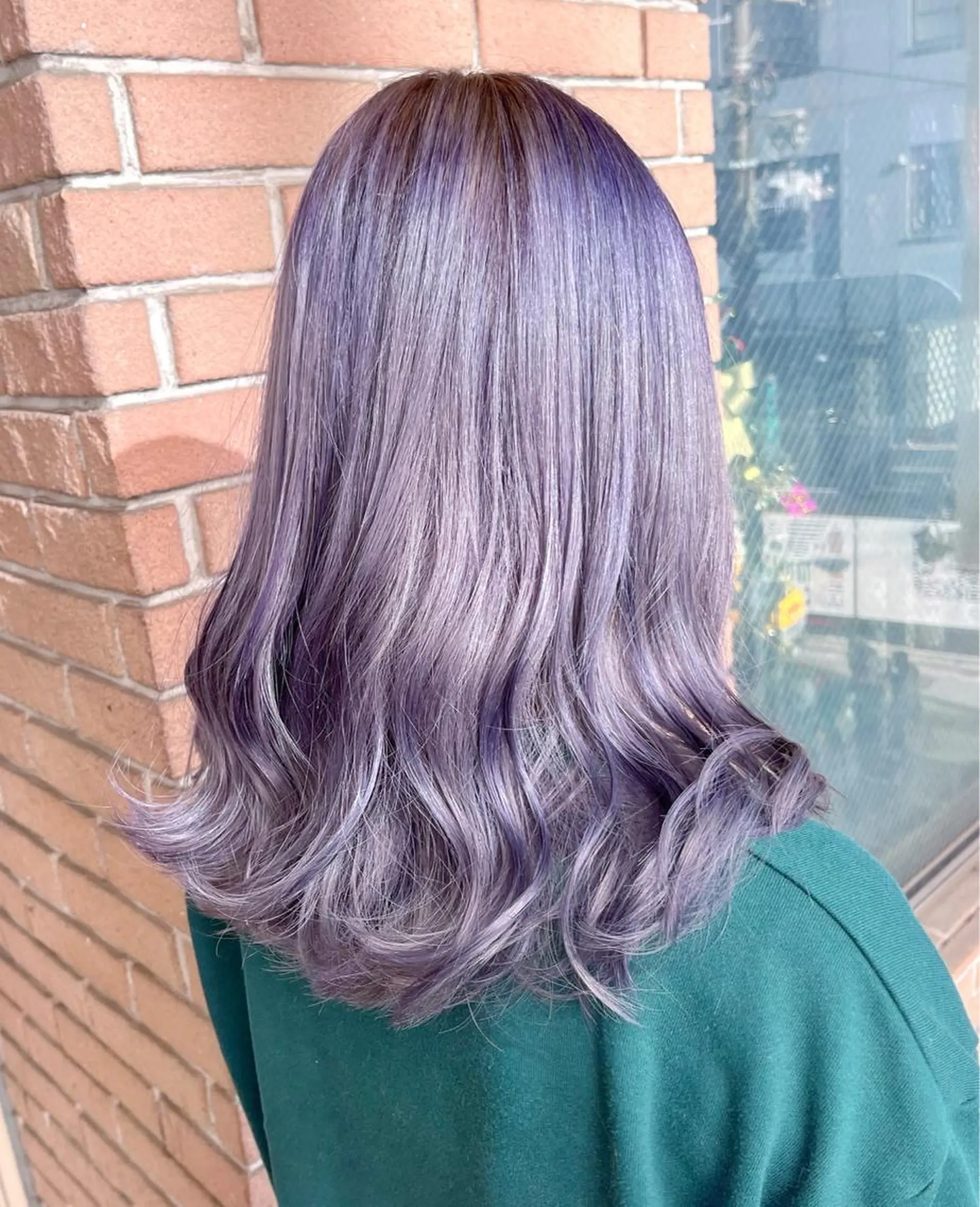 セミロング カラー ヘアアレンジ ブリーチ ヘアカラー ピンクカラー🩷 ヘアセットＮＯ.1のヘアスタイル