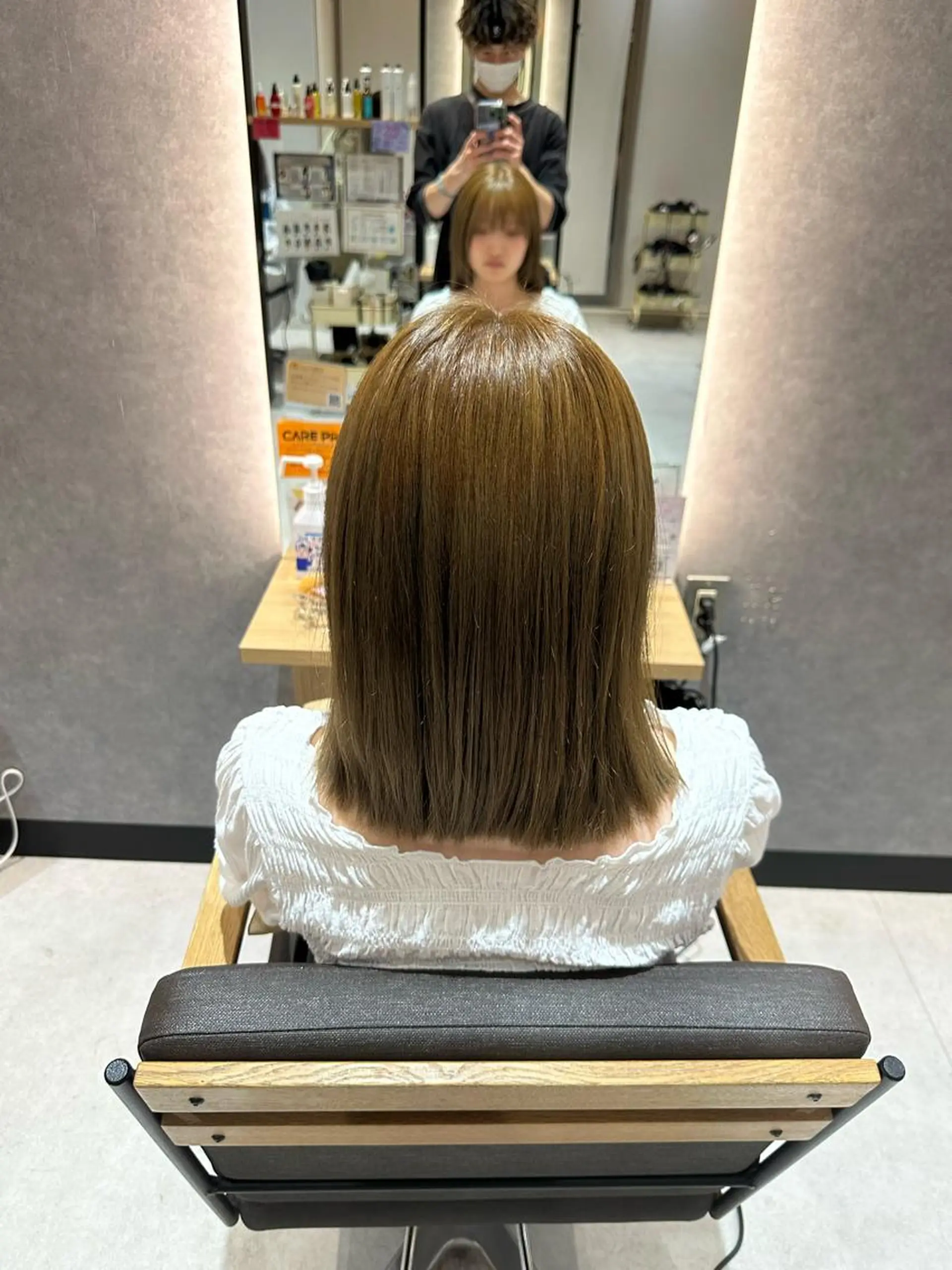 カラー 🍜のばた 🍜のヘアスタイル