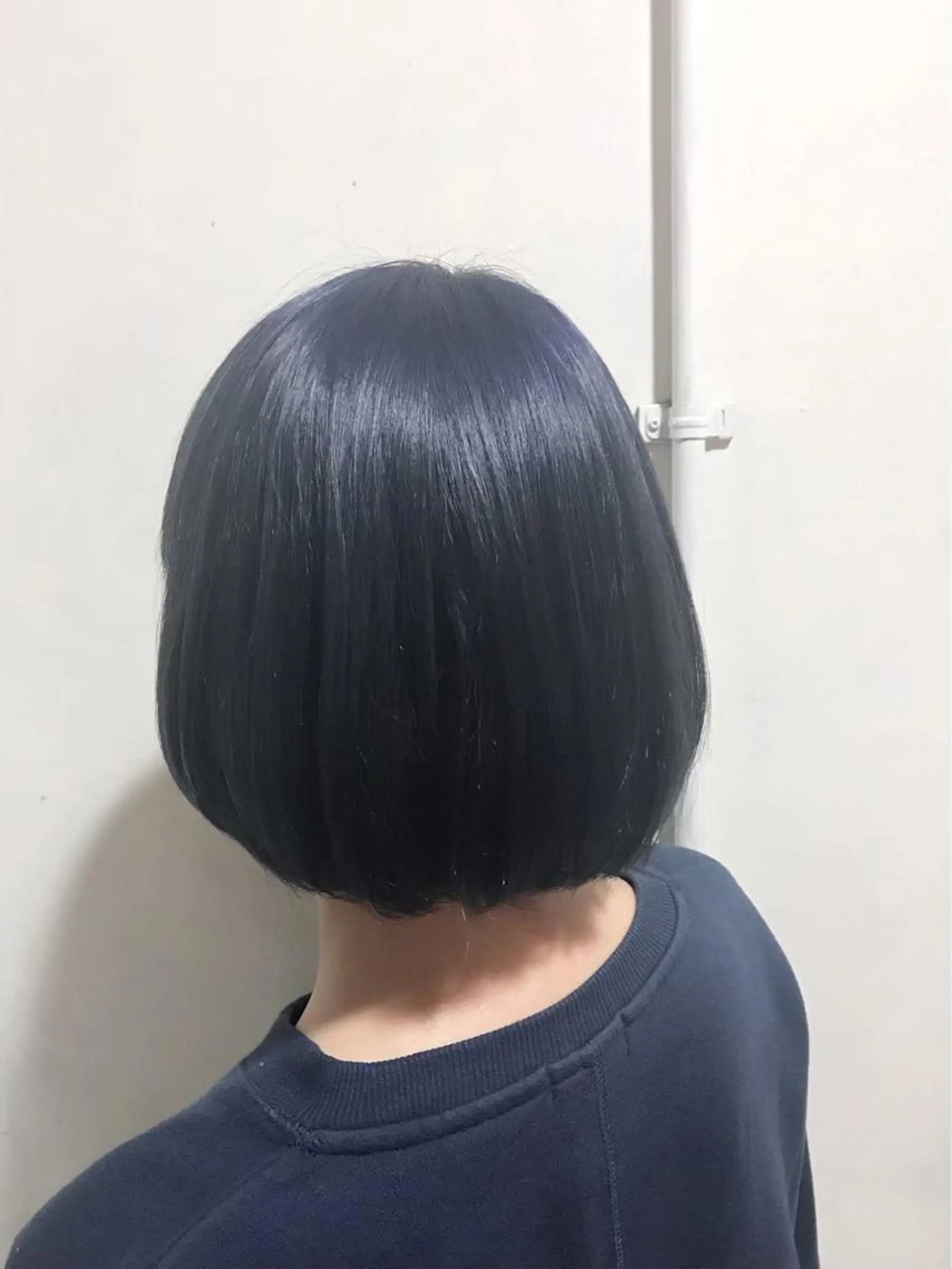 ショート カラー ヘアアレンジ ブルーカラー ブルーバイオレット バイオレットカラー ヘアカラー トリートメント ヘアセット 金子 廉のヘアスタイル