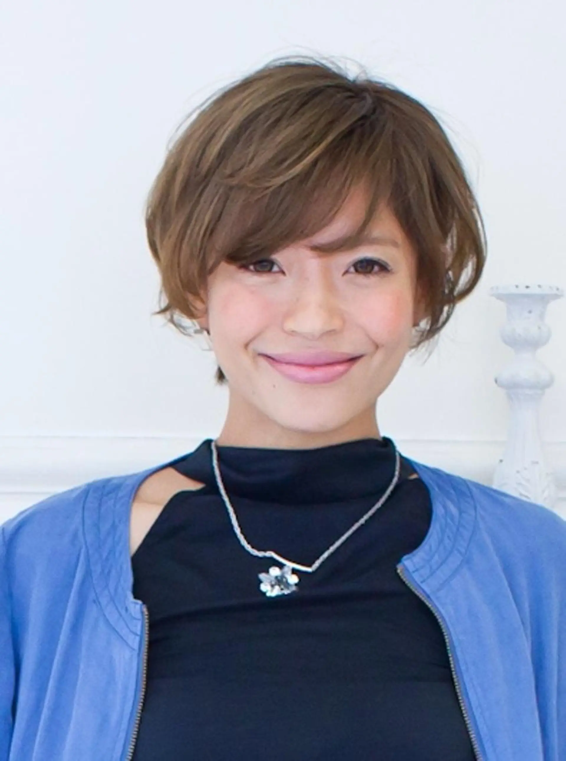 ショート アッシュ 髪質改善 トリートメント カット トリートメント 髪質改善ストレート nao.c 田原台店のヘアスタイル
