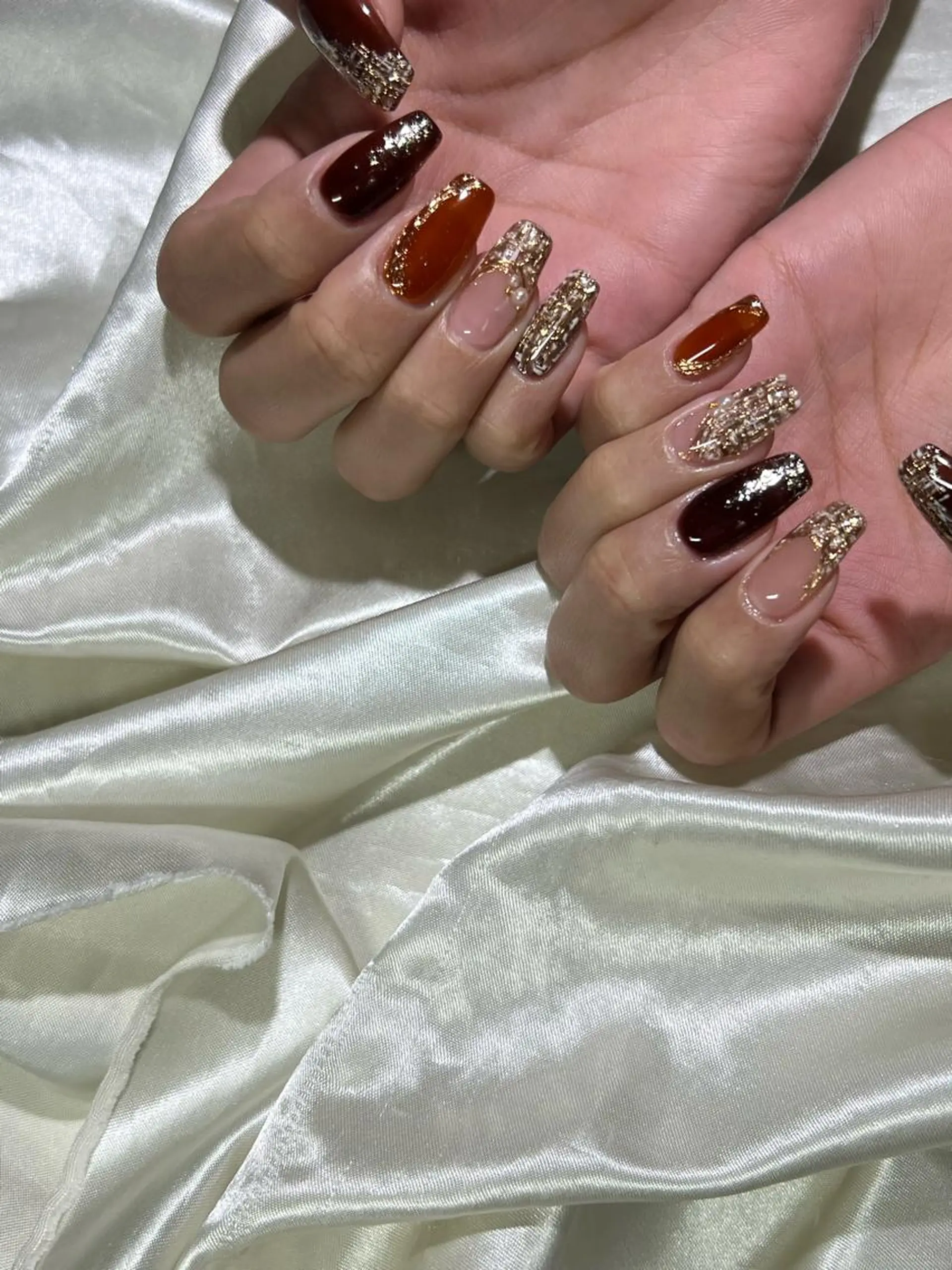 ネイル 持ち込み ニュアンスネイル ハンドネイル ハンドケア Charme. NOBUKOのネイルデザイン
