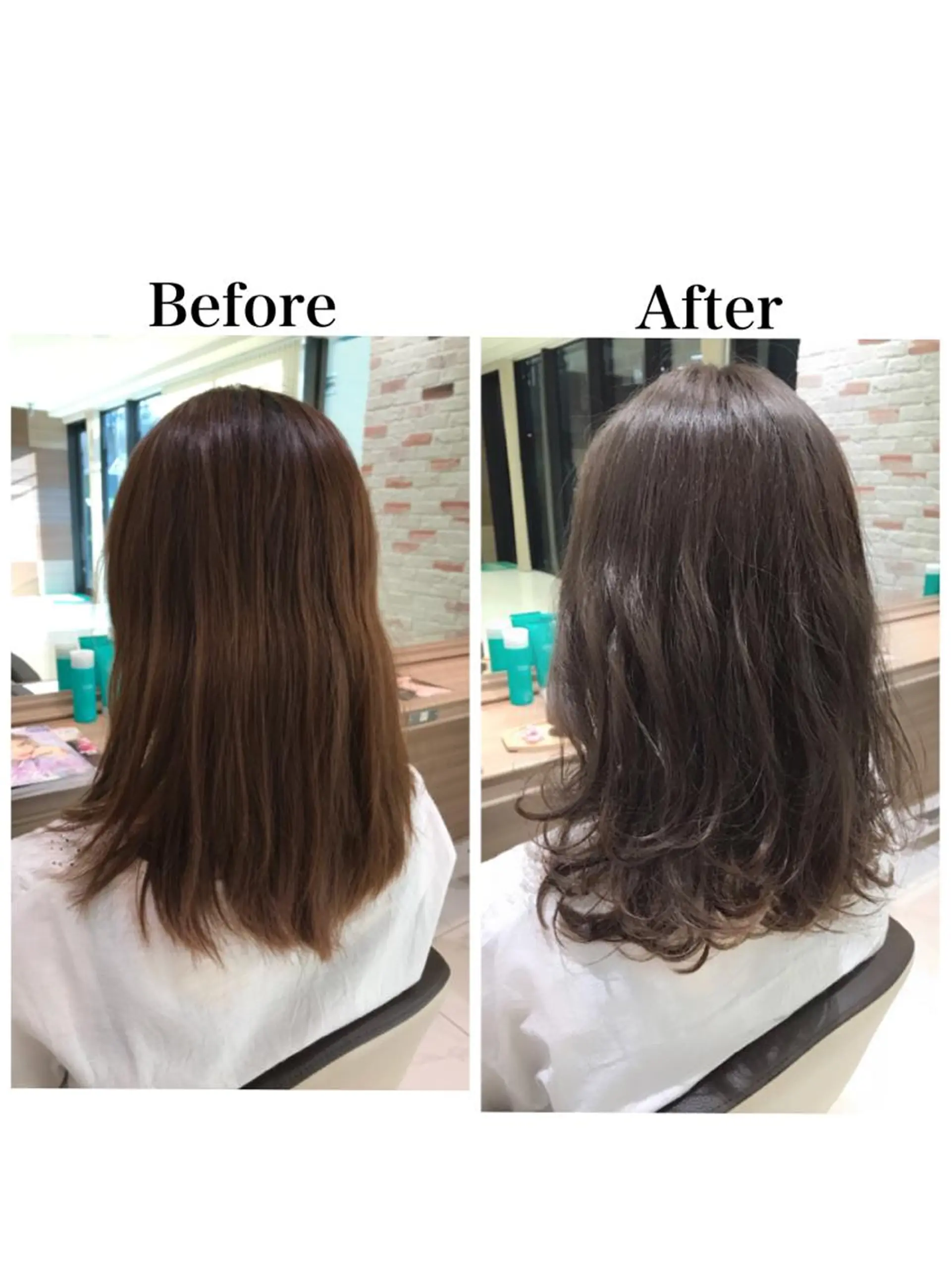 セミロング カット ヘアカラー 新宿 木下拓哉のヘアスタイル