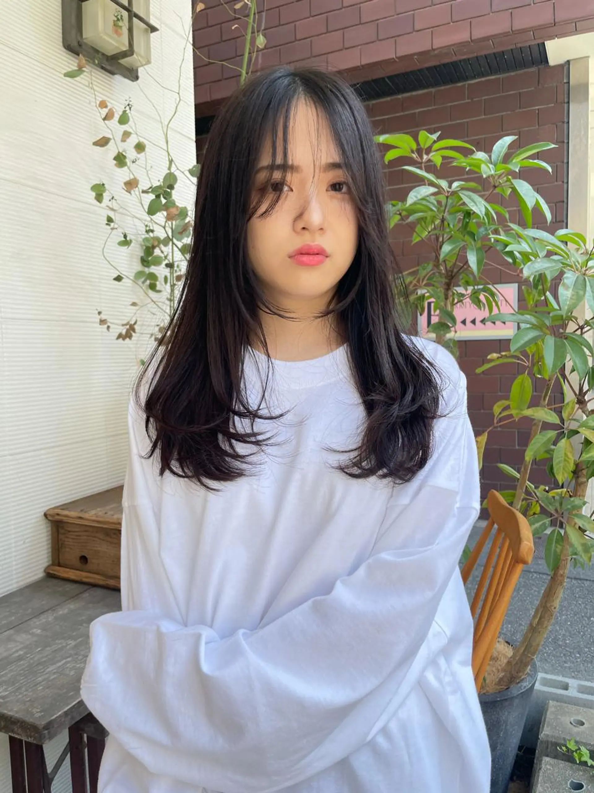 ミディアム カラー カット ヘアカラー suvvy hairsalonのヘアスタイル