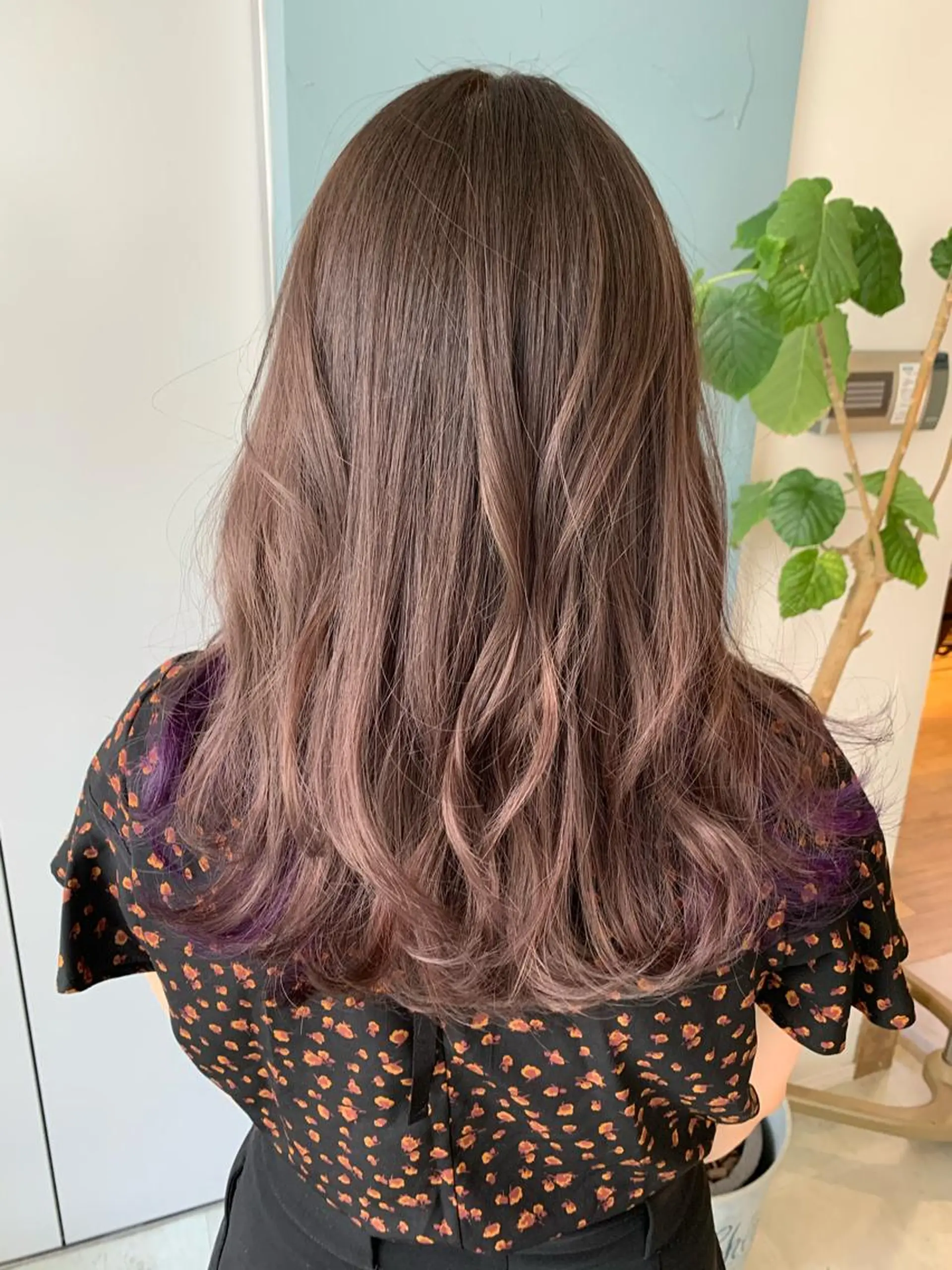 ロング カラー カット ヘアカラー トリートメント 船津武俊 フナツタケトシのヘアスタイル