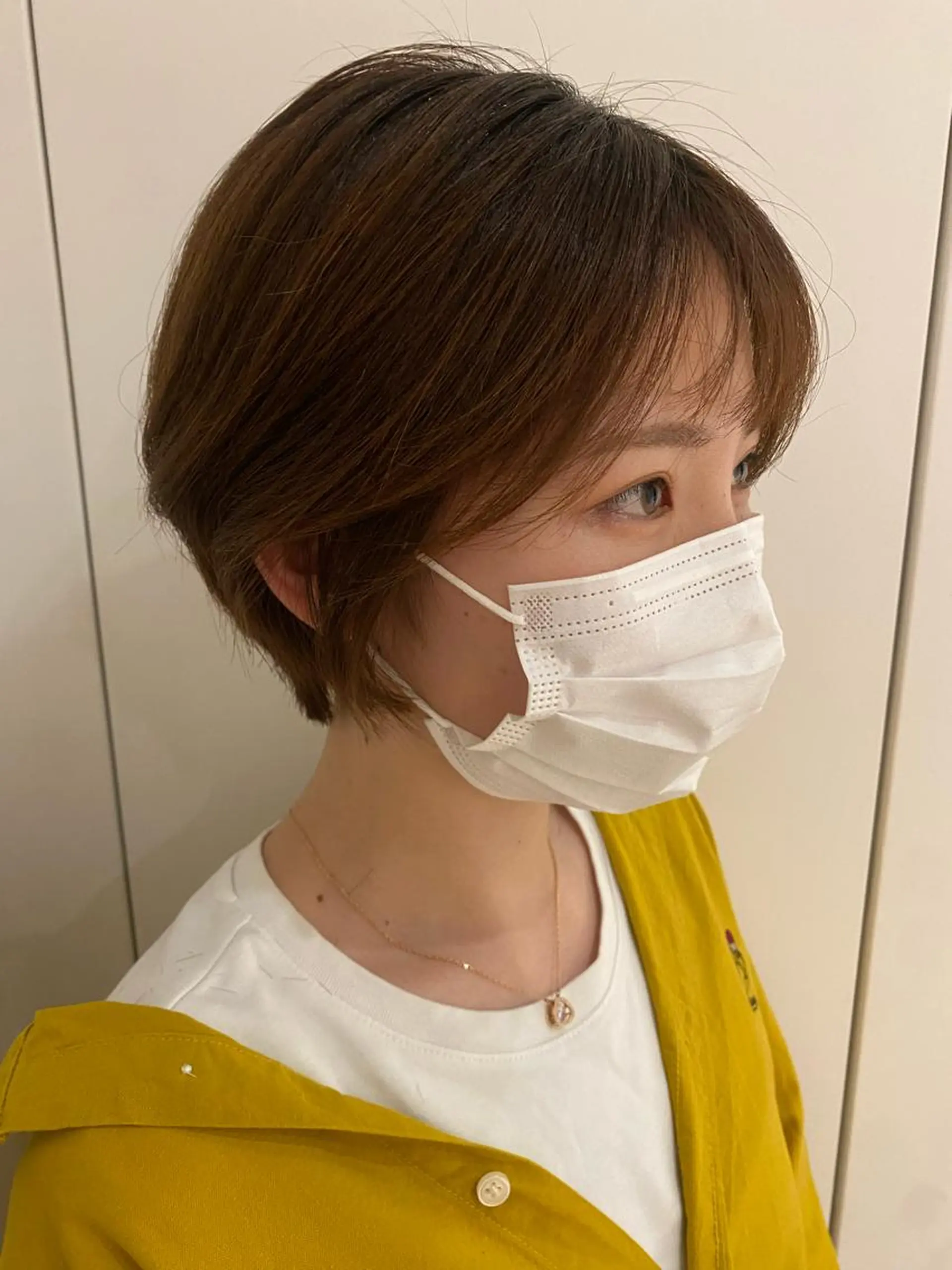 ショート ショートボブ 丸みショート ボブ ショートヘア カット ヘアカラー トリートメント SALOWIN銀座PAYⅡ店所属・GINZARay2 風本朱里🐥のヘアスタイル