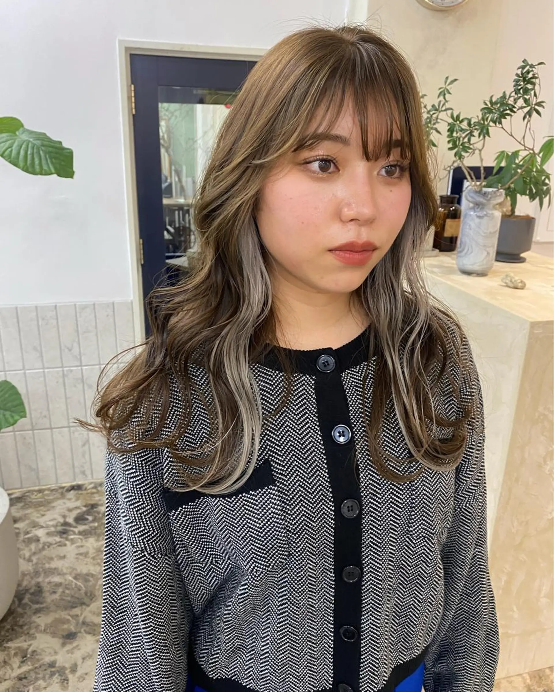 ロング カラー 原 瑞希のヘアスタイル