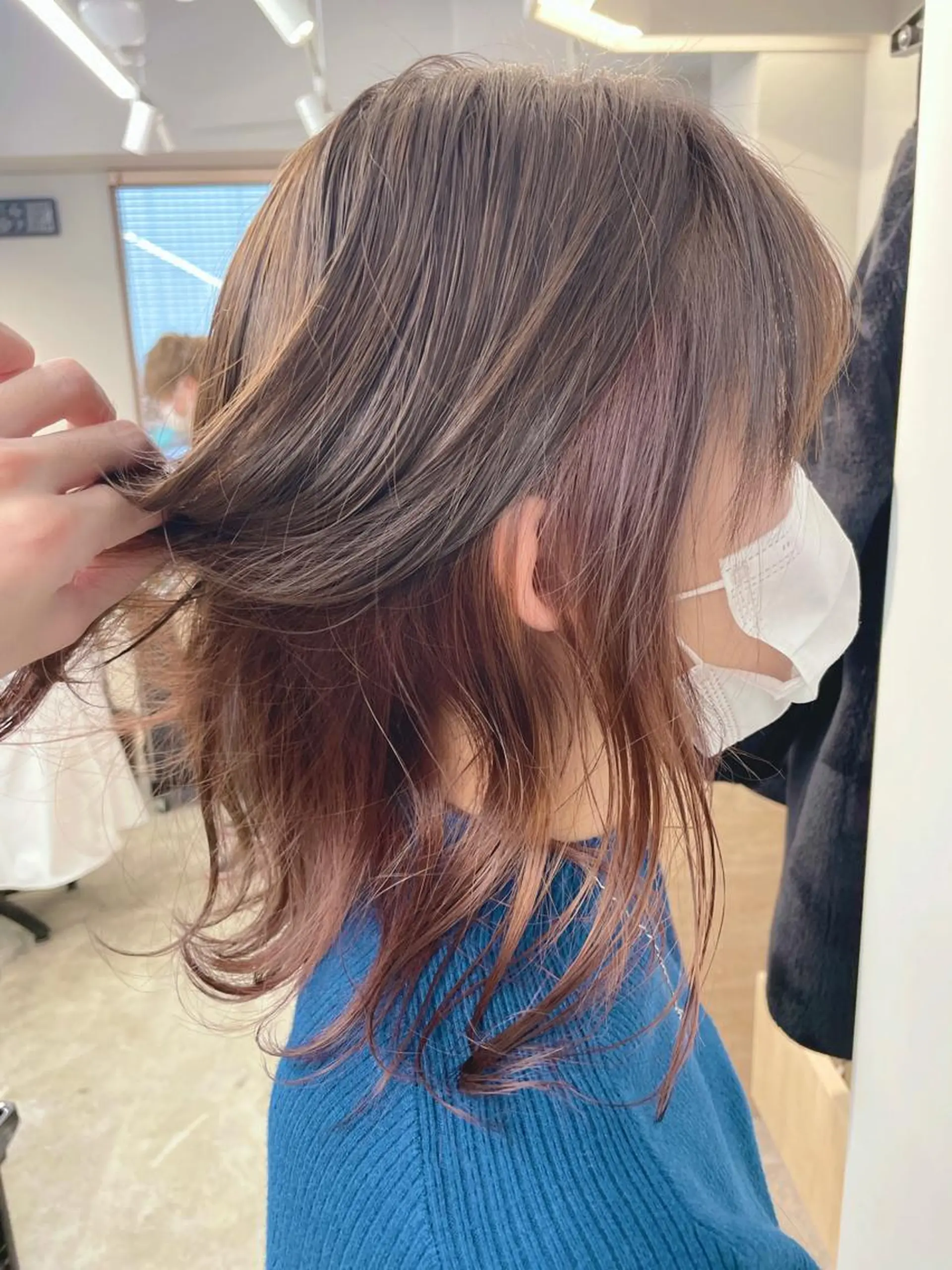 ミディアム SAEKI【ior 】北千住店ブリーチのヘアスタイル