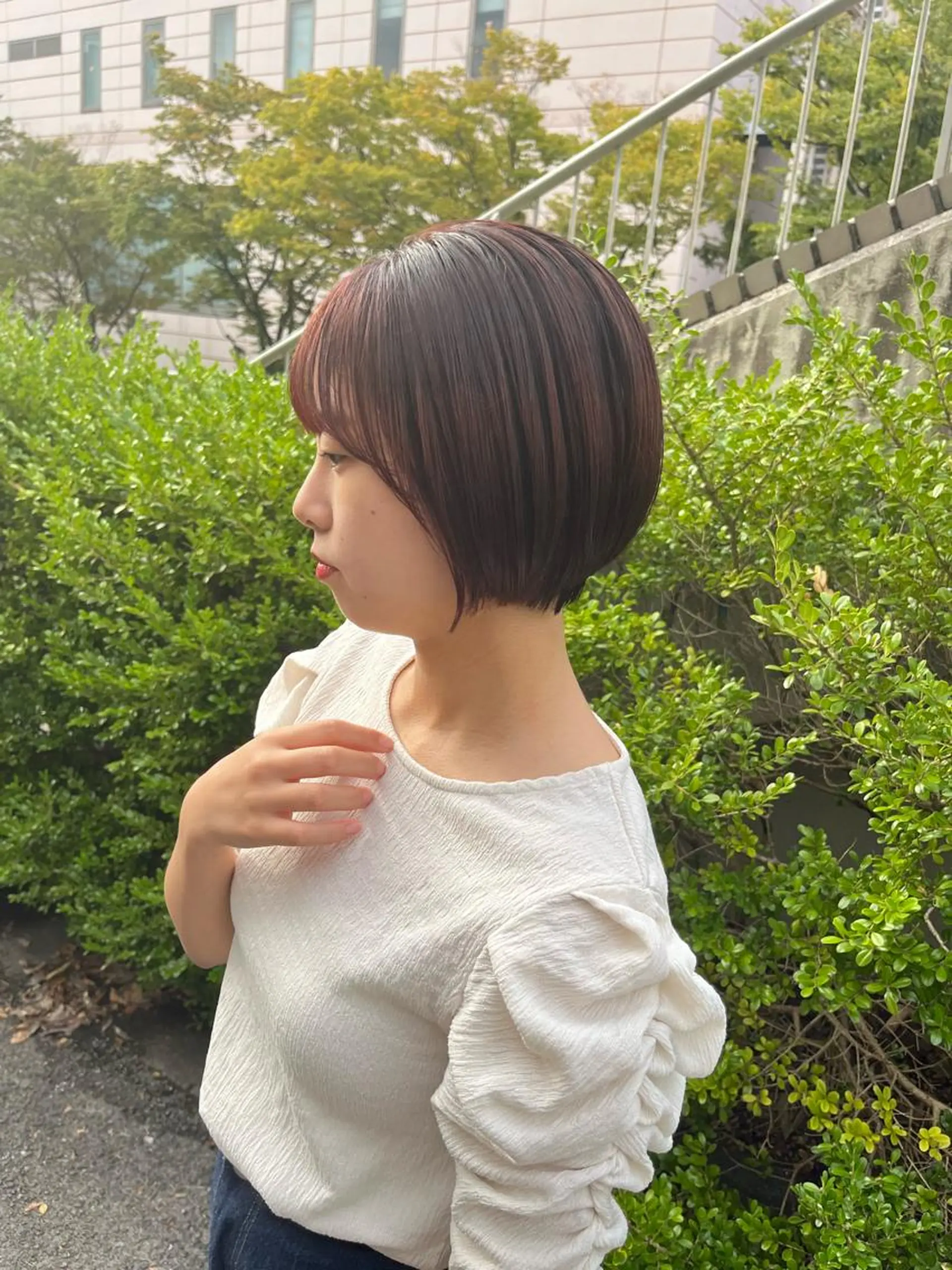 ショート 縮毛矯正/髪質改善 斉藤春のヘアスタイル