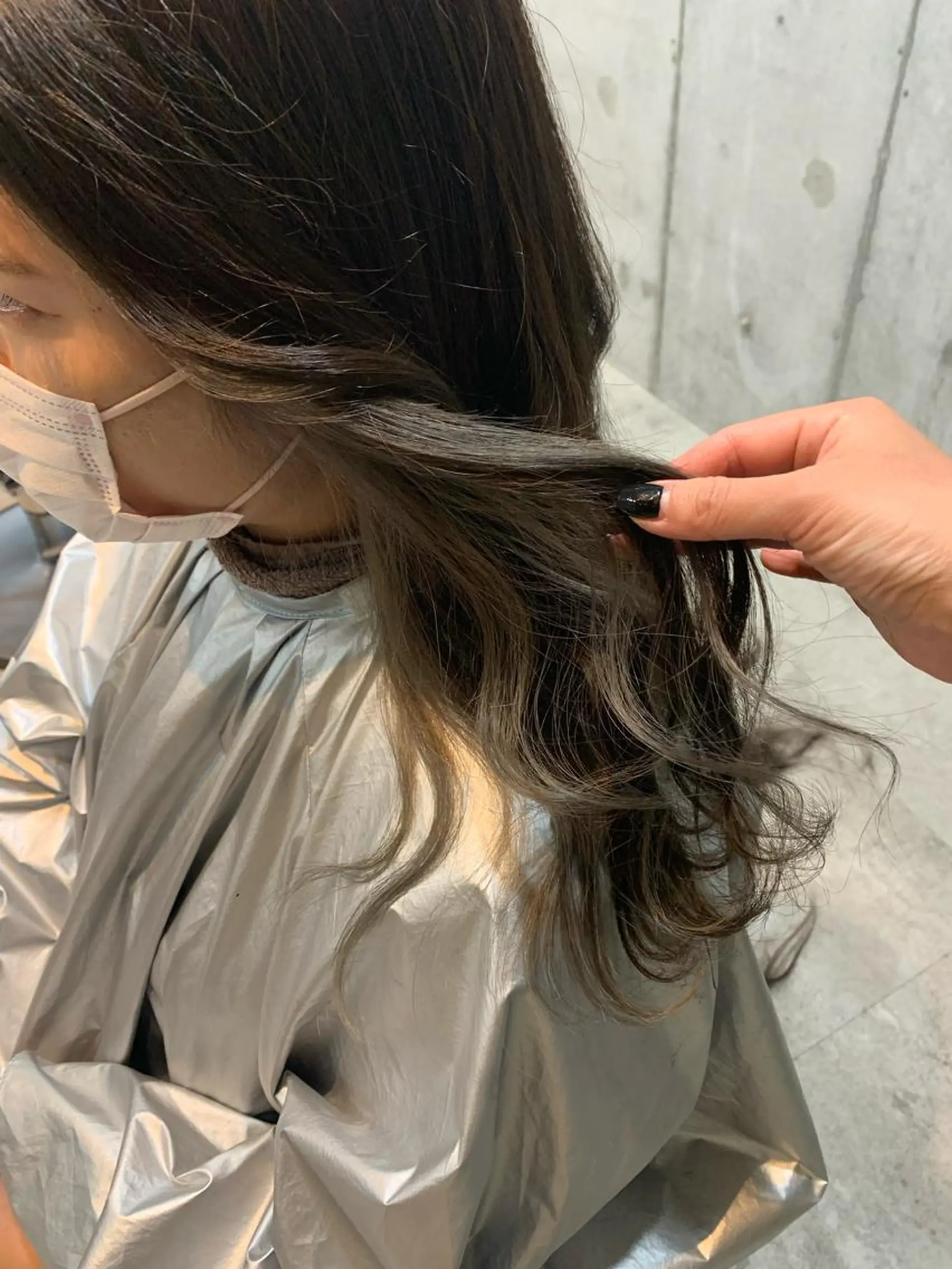 ロング カット ヘアカラー トリートメント 山本 みきのヘアスタイル