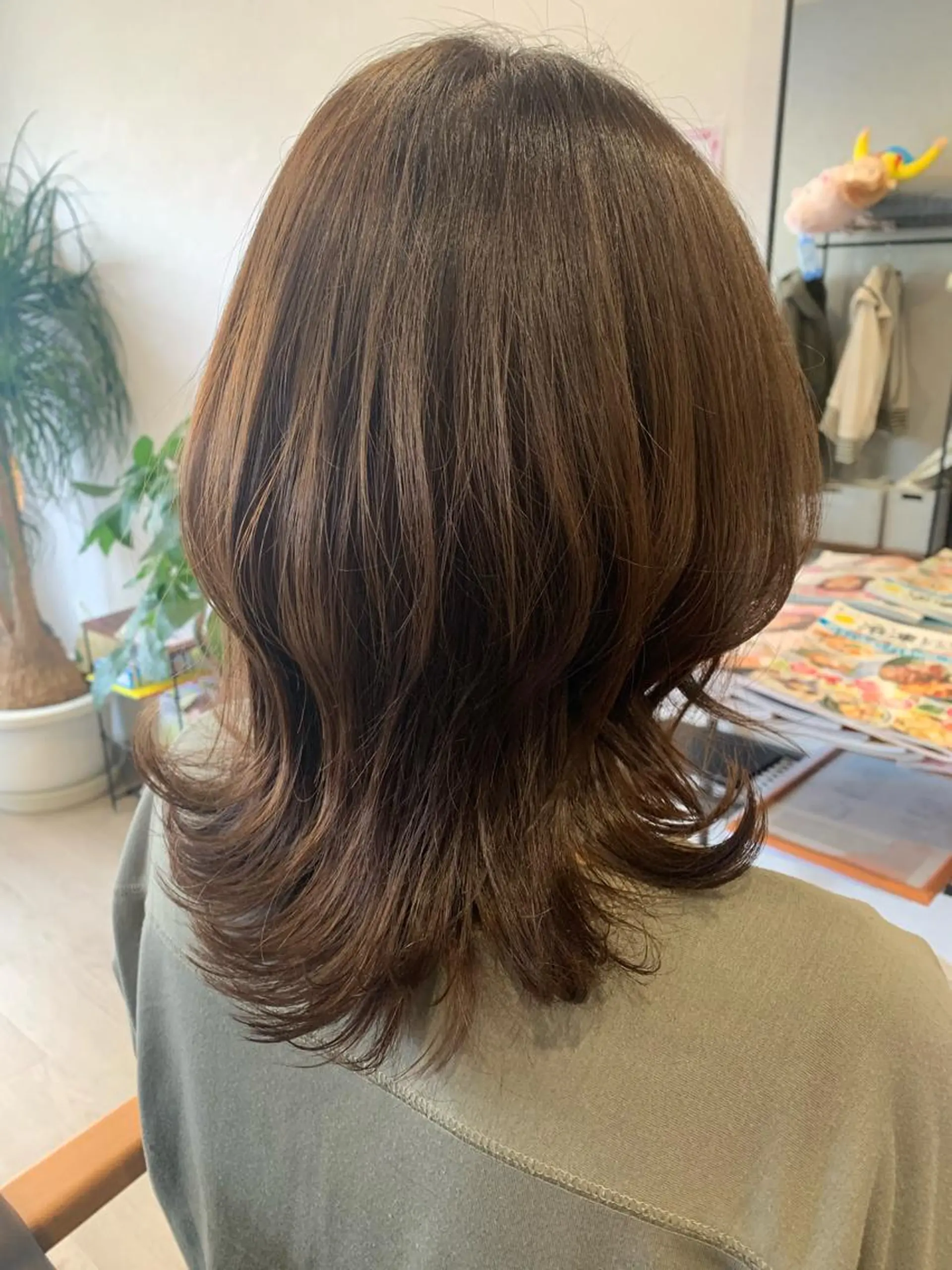 カラー ブリーチ グレージュ ブリーチなしカラー hair & spa Nalu所属・hair & spa Naluのヘアスタイル