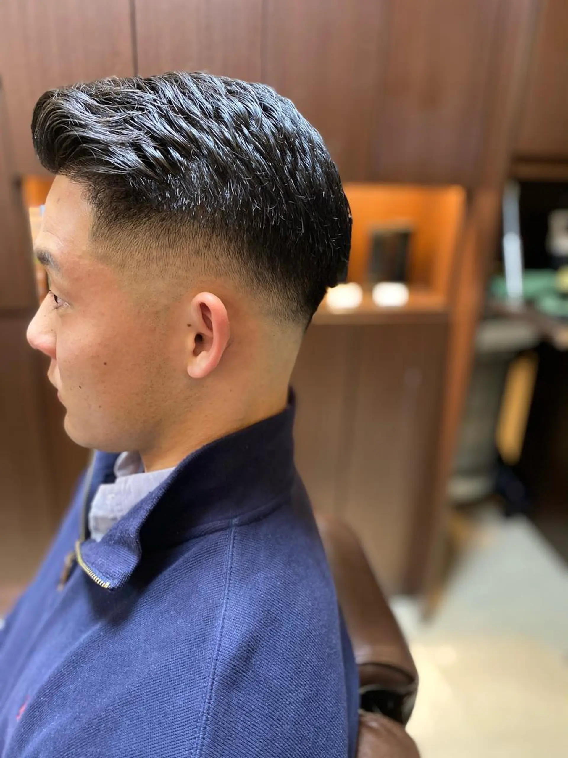 ショート メンズ フェードカット TRAD  BARBER STYLE Ⅱ所属・💈二子玉川メンズ カット木村海斗💈のヘアスタイル