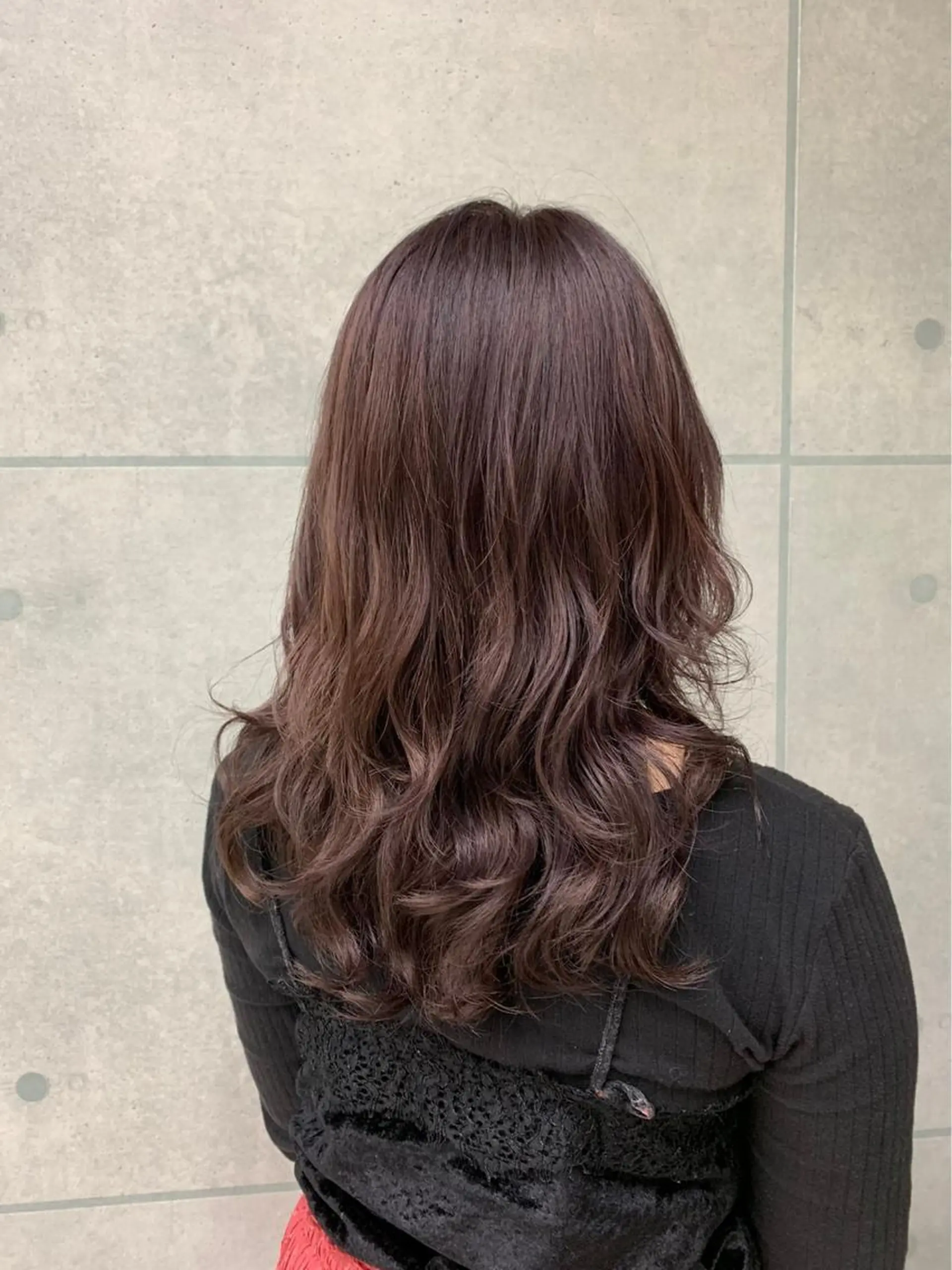ロング カラー アディクシーカラー ブラウンカラー モカブラウン ロング neaf【六本木】所属・モテ髪/レイヤー 六本木/佐藤ゆり🎀のヘアスタイル