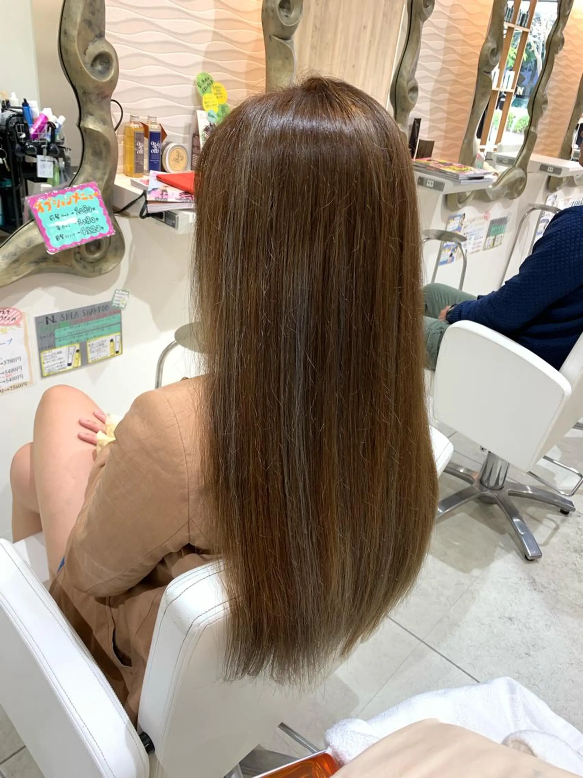 ロング カラー ヘアカラー 松吉 純平のヘアスタイル