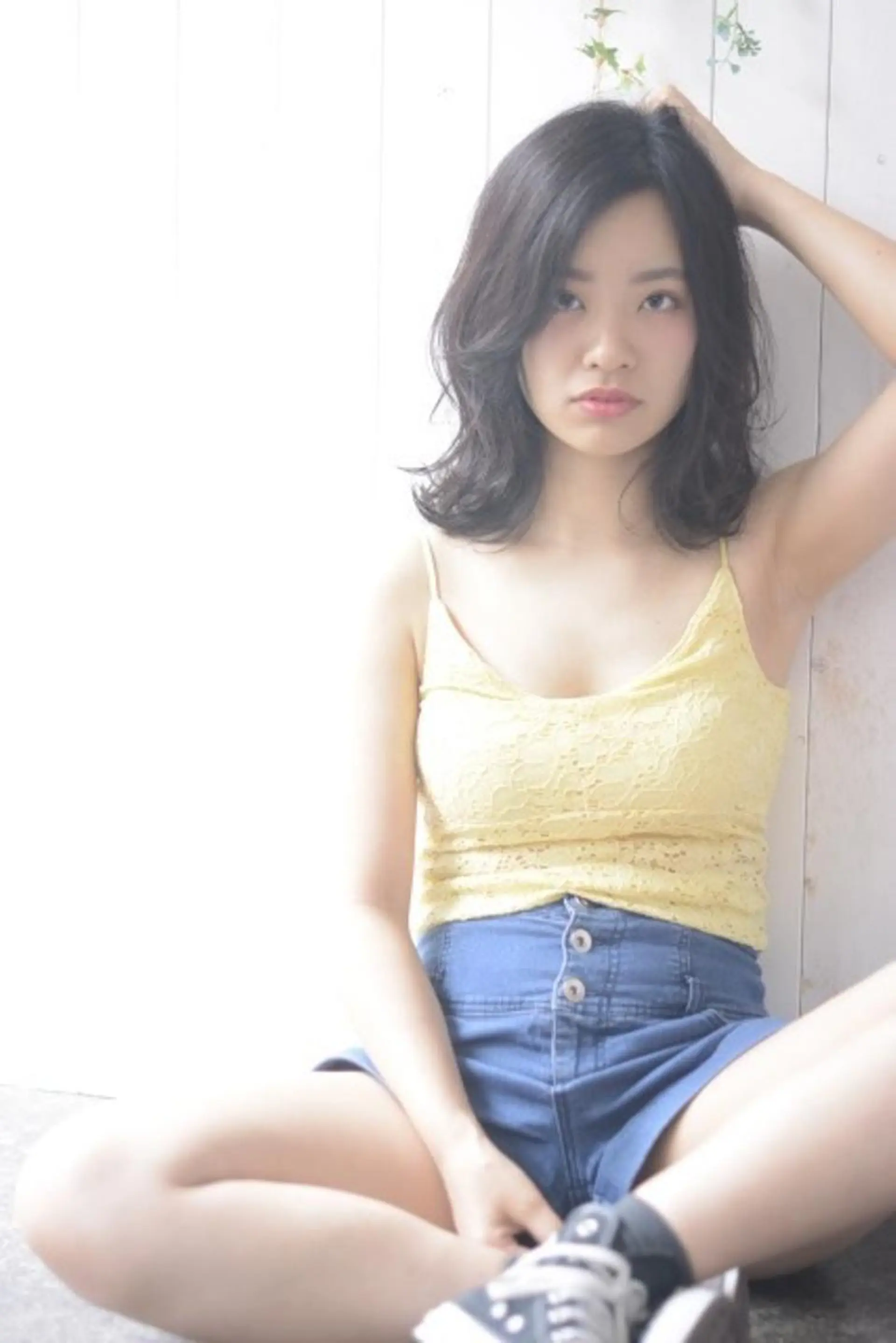 セミロング 店長 佐藤のヘアスタイル