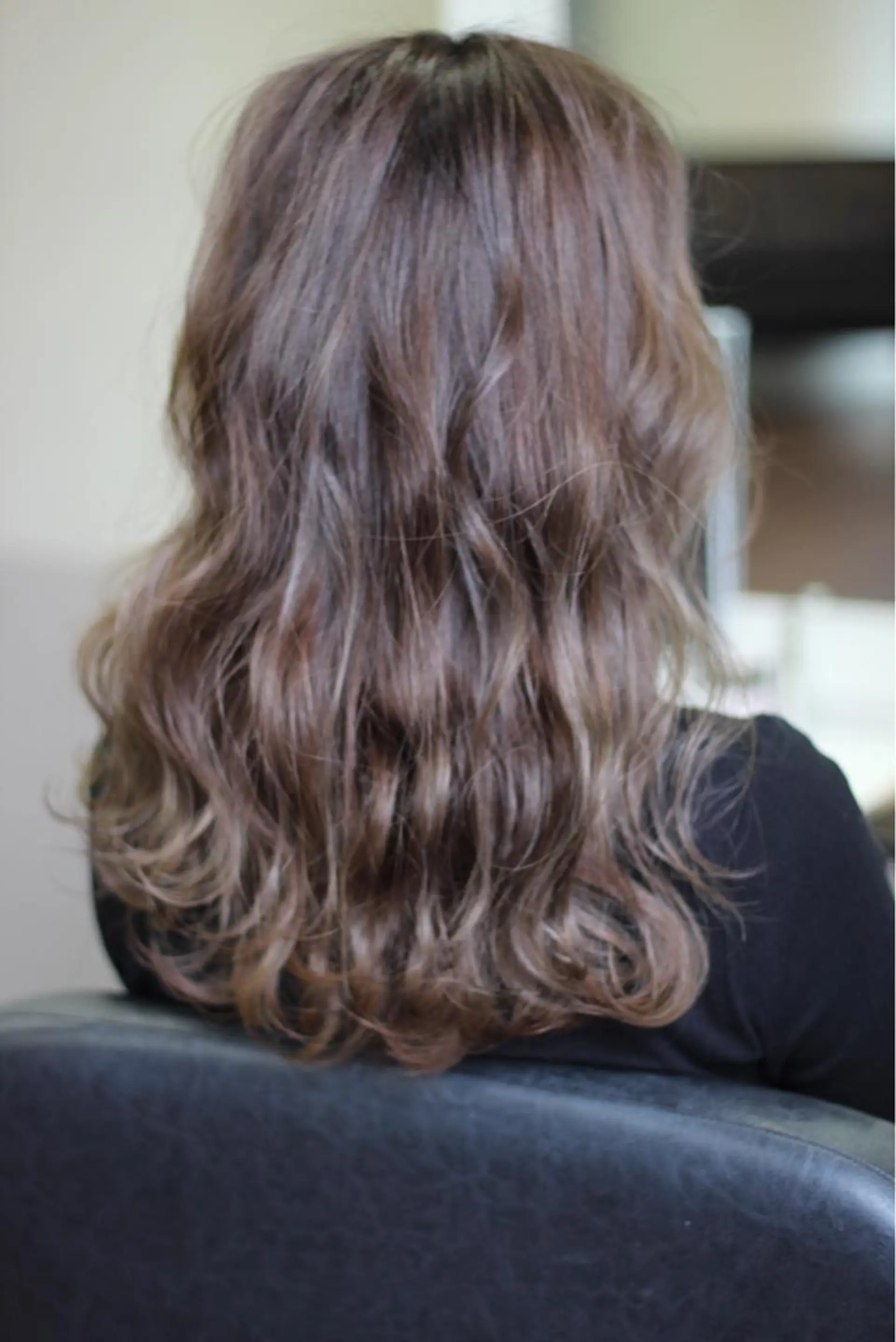 ロング カラー パーマ グレージュ カット ヘアカラー トリートメント 成松 勇治のヘアスタイル