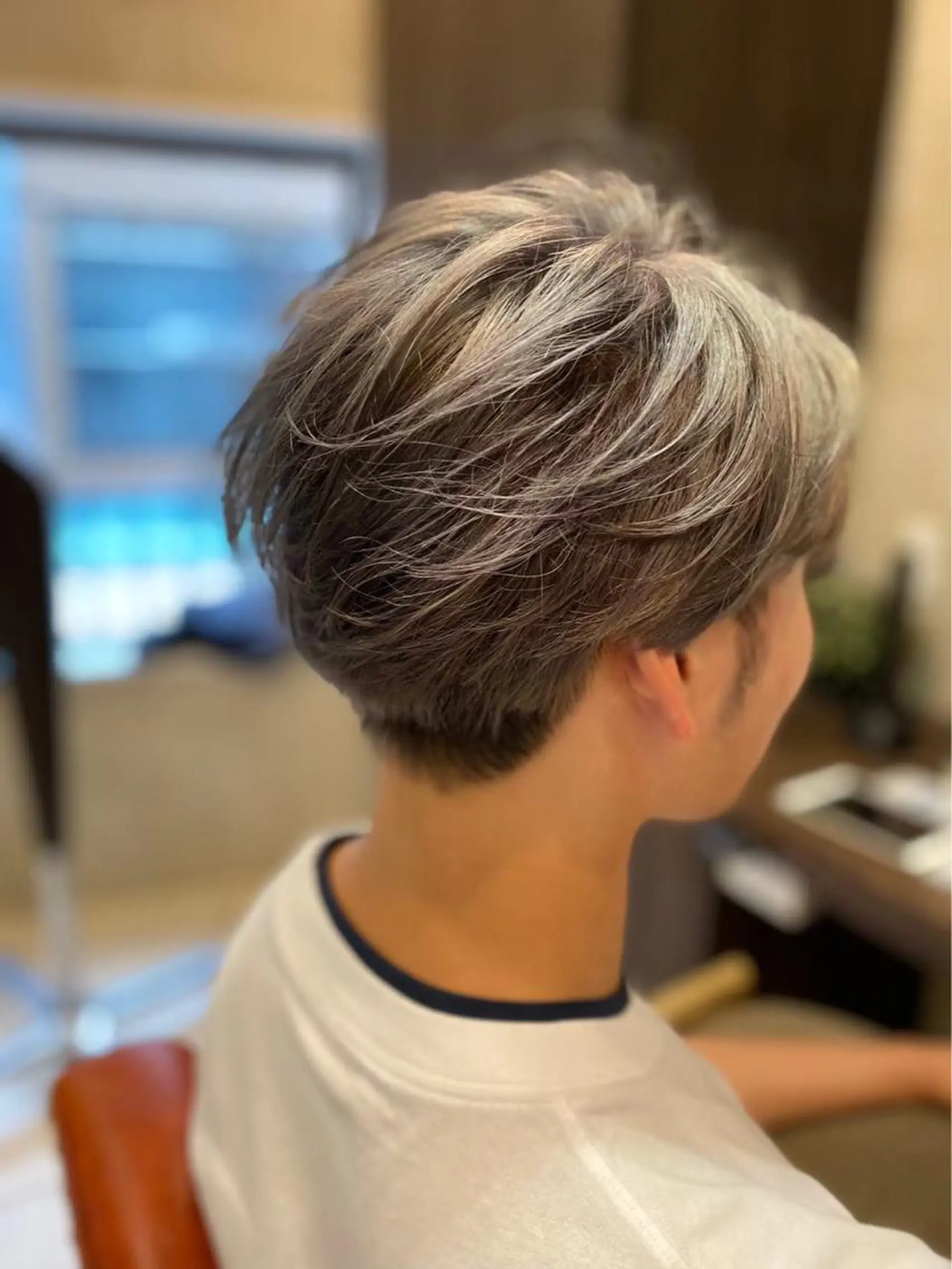 ショート メンズ 【メンズ特化】波巻き ツイスト、スパイラルのヘアスタイル