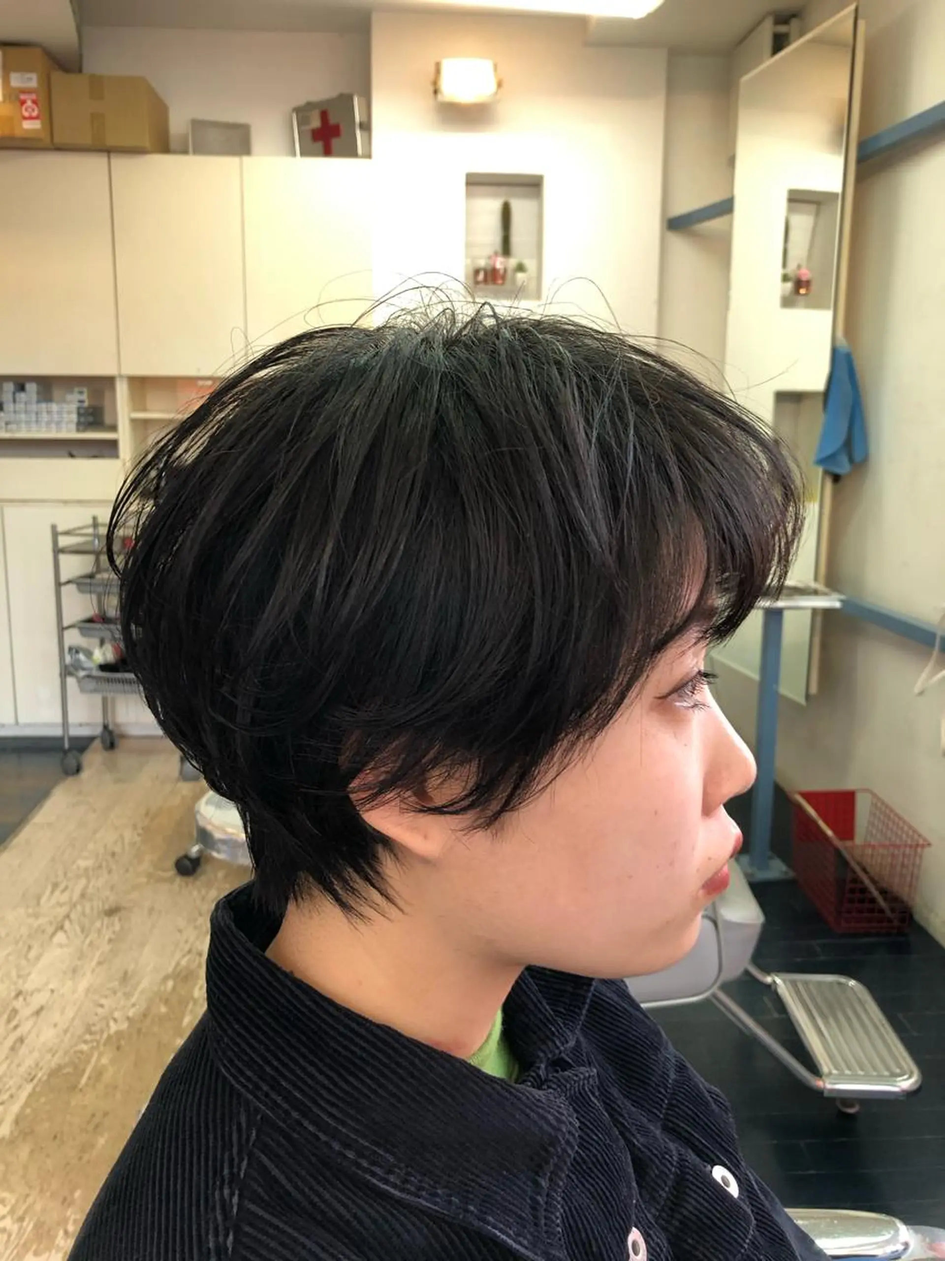 ショート パーマ ショートヘア カット ヘッドスパ ROBOT   PLUS所属・大野 悠平のヘアスタイル