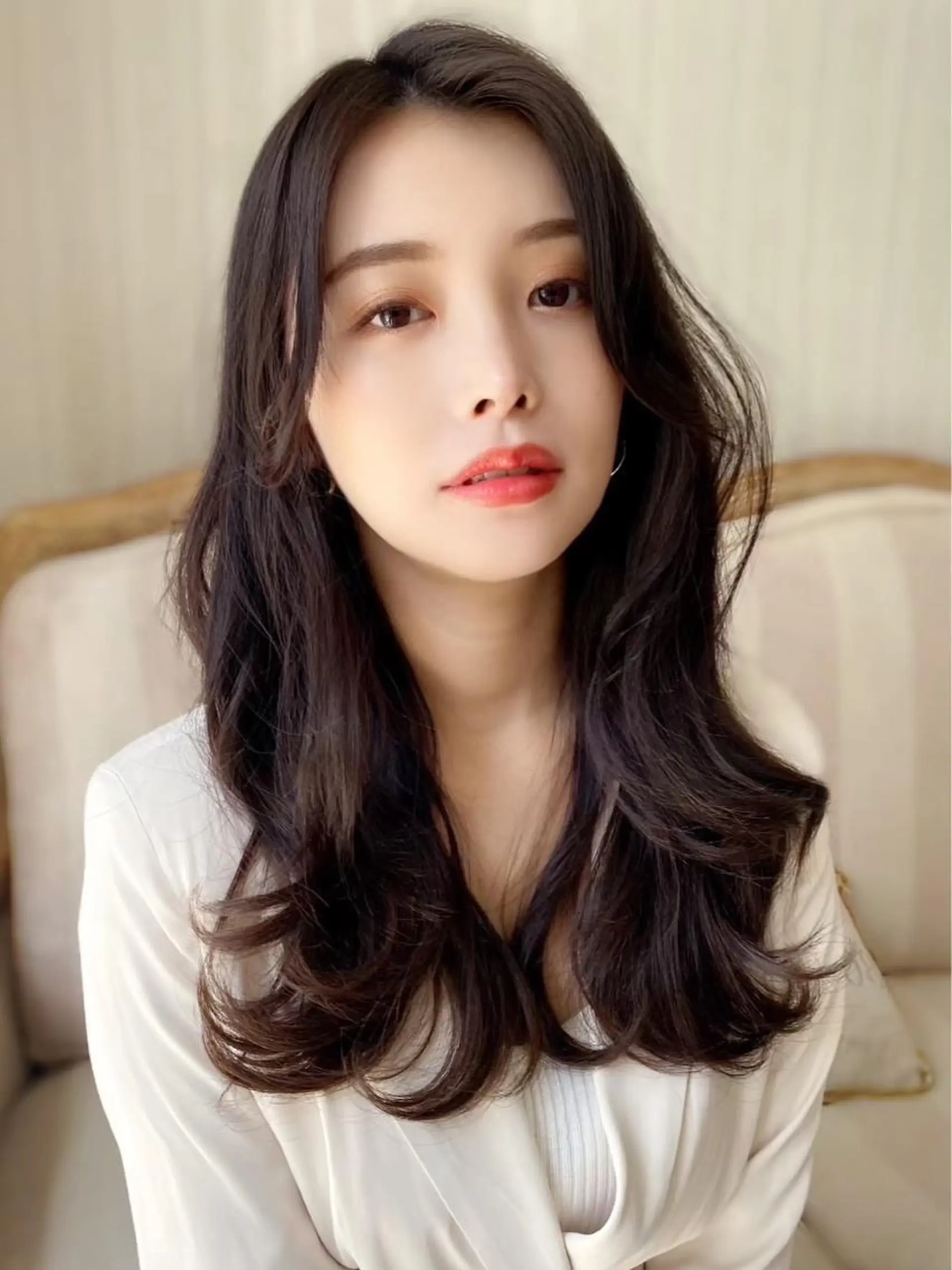 セミロング カット ヘアカラー トリートメント サロウィン池袋店所属・マンツーマン施術 山口つよしのヘアスタイル