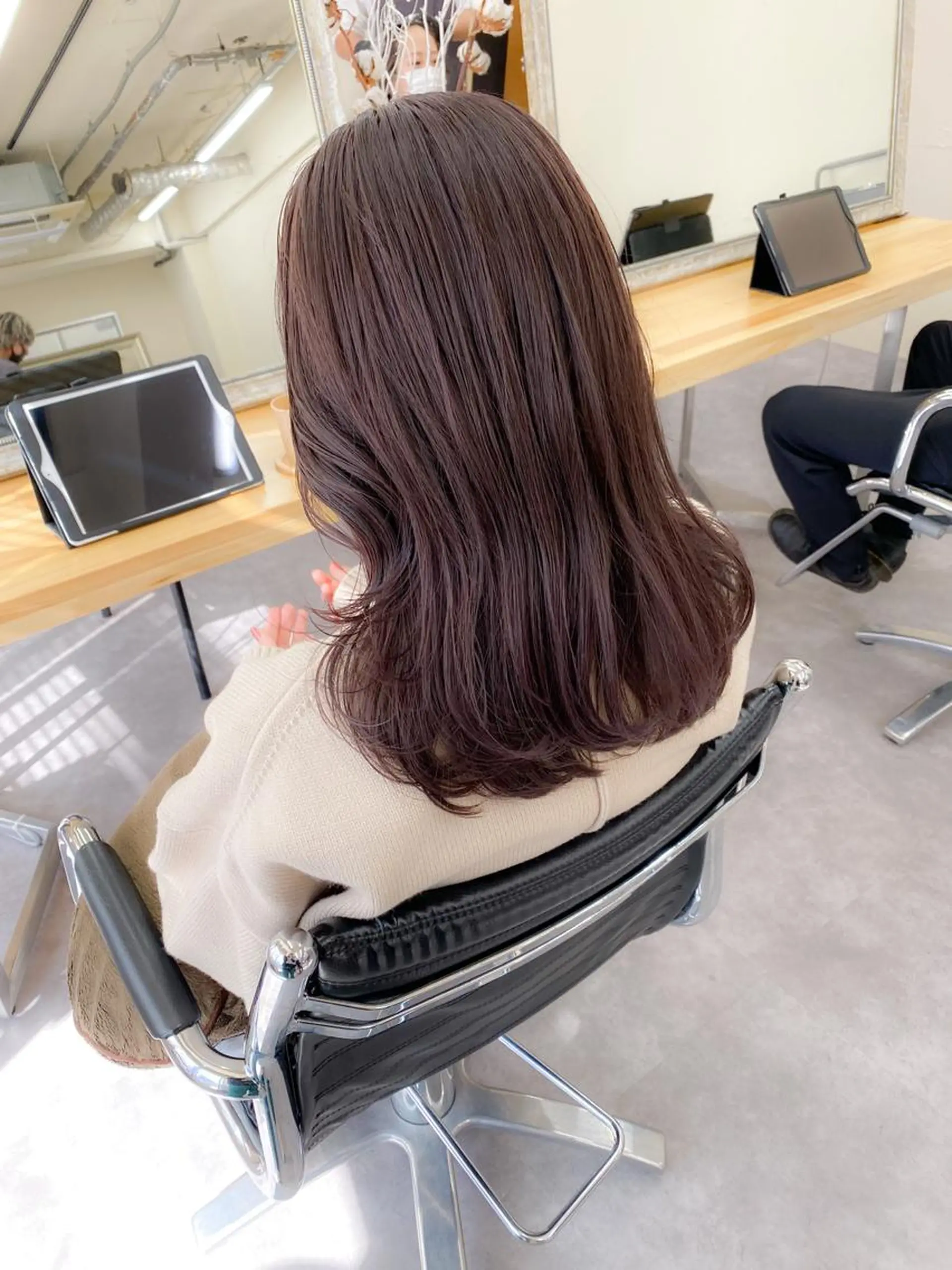 ミディアム カラー ヘアカラー レイヤー暖色カラー 池袋Yamamotoのヘアスタイル