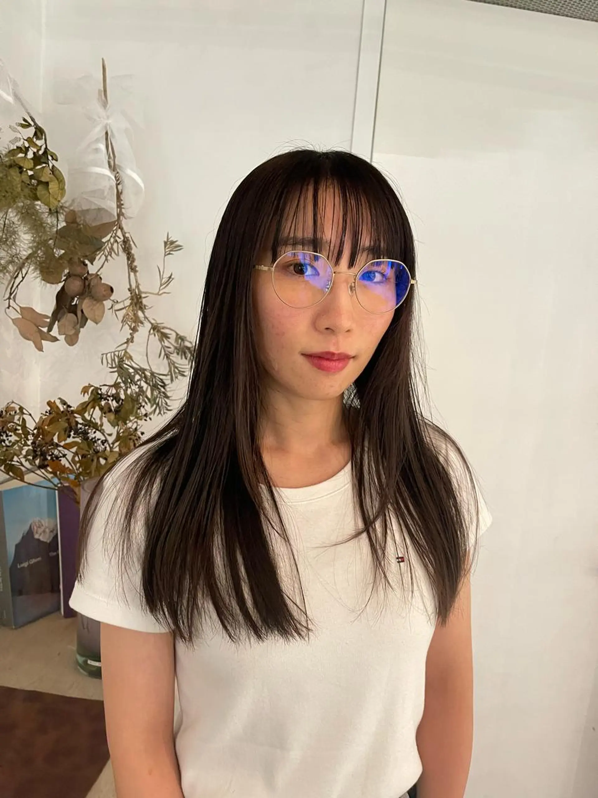 ロング ボブ/レイヤー /河内温太のヘアスタイル