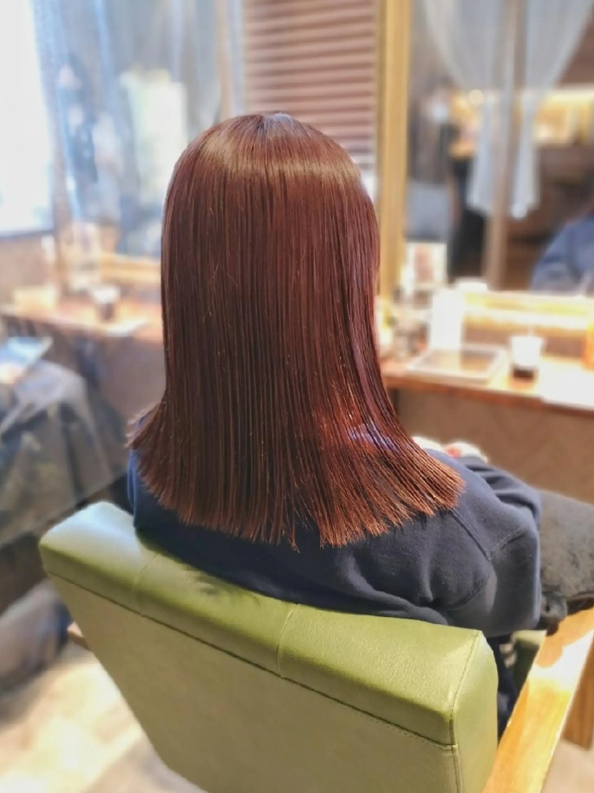 セミロング ヘアアレンジ カラー ヘアカラー トリートメント 艶髪×美髪✨ newi八王子のヘアスタイル