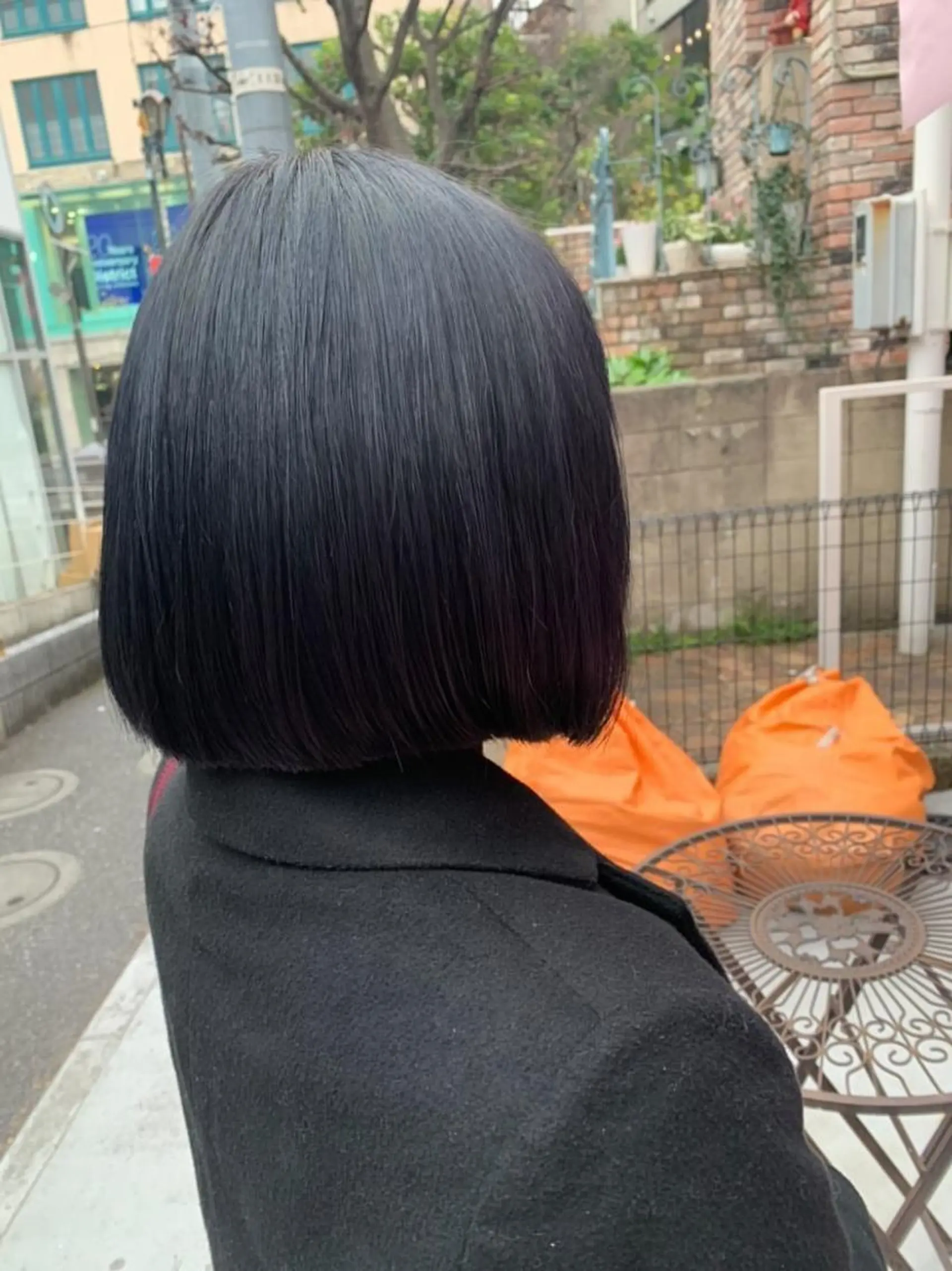 ミディアム カラー ヘアアレンジ ヘアカラー トリートメント ヘアセット 寒色アイドルカラー JUNOチナツのヘアスタイル