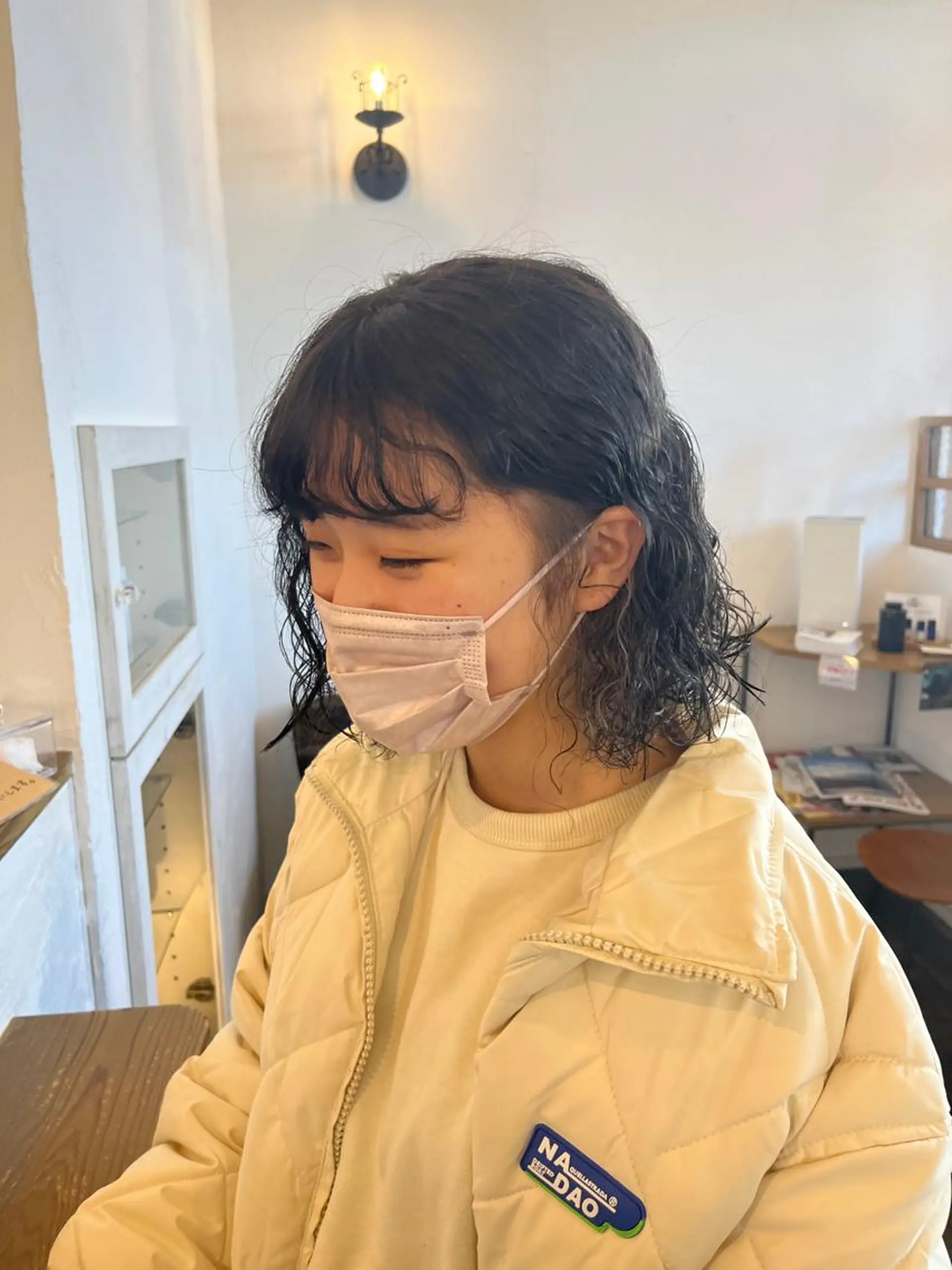 ミディアム カラー ミディアムパーマ インナーカラー 伊藤ゆかり/髪質改善 /透明感カラーのヘアスタイル