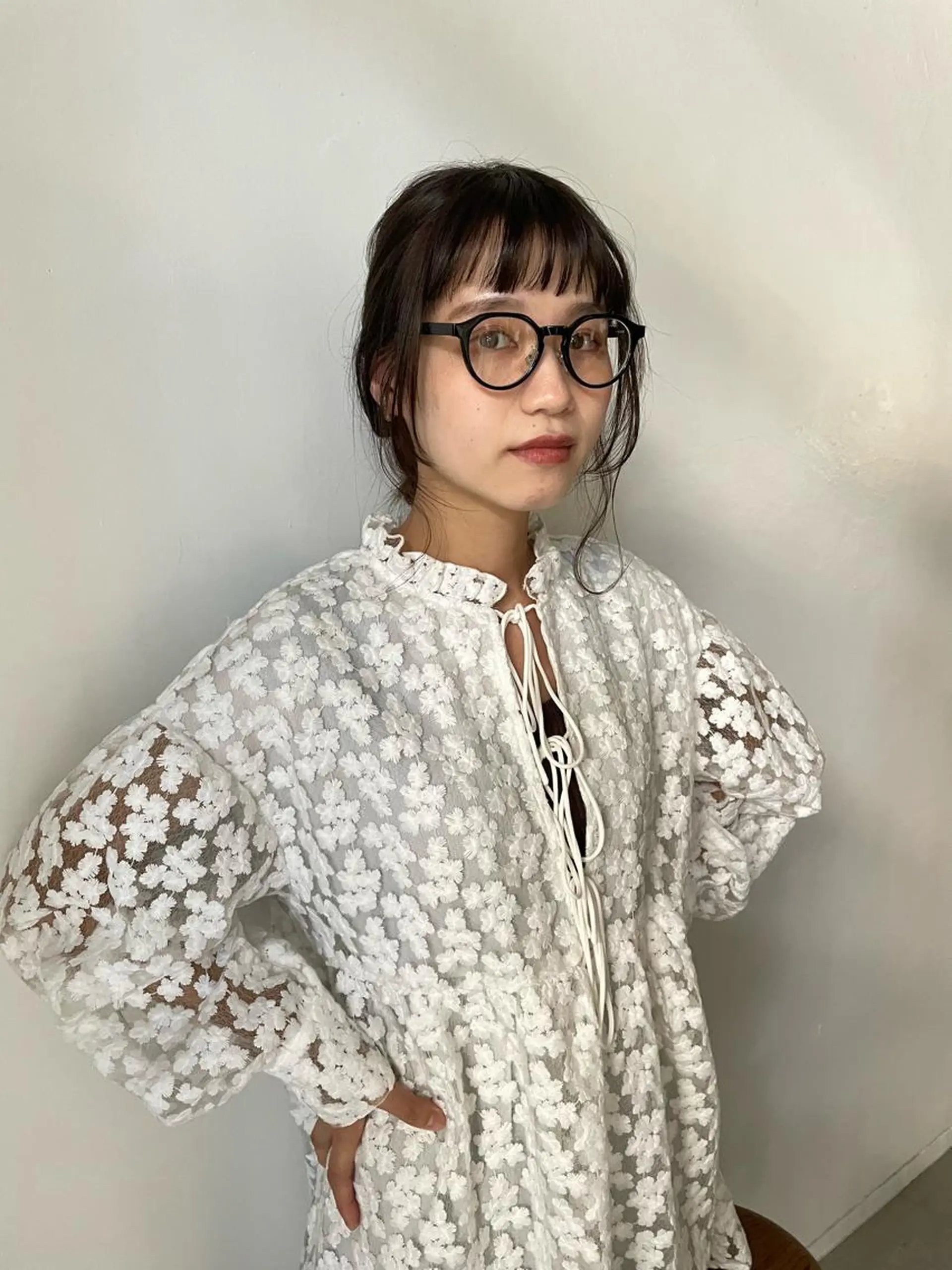 カット ヘアカラー ブリーチなしWカラー /地毛風/小林凪沙のヘアスタイル