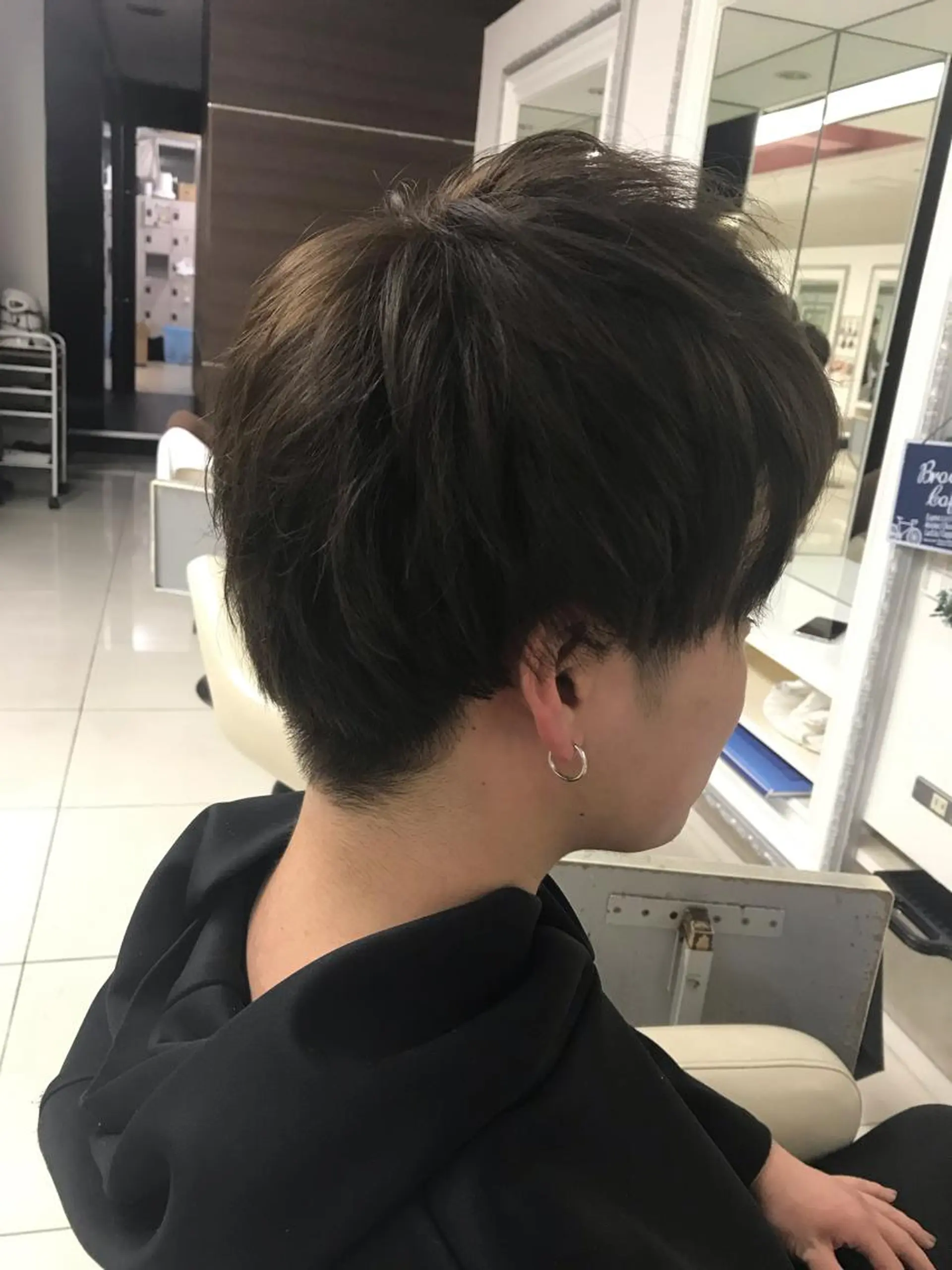 ショート クリーピー　オーナー 福田 将太のヘアスタイル