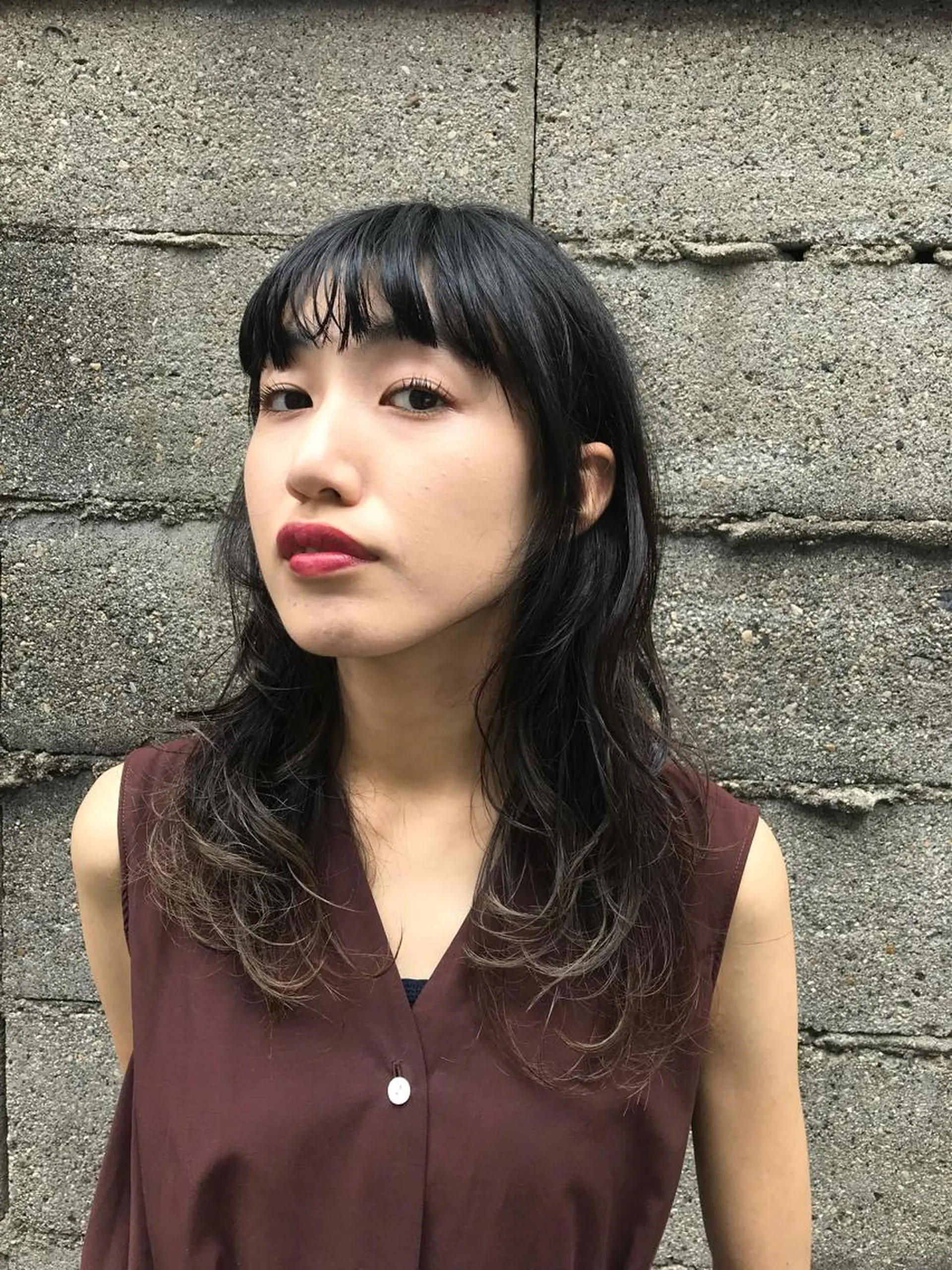 ミディアム カラー パーマ ヘアアレンジ メンズ キッズ ネイル マツエク・マツパ カット ヘアカラー トリートメント tatsumi/ボブ ウルフ/レイヤーのヘアスタイル
