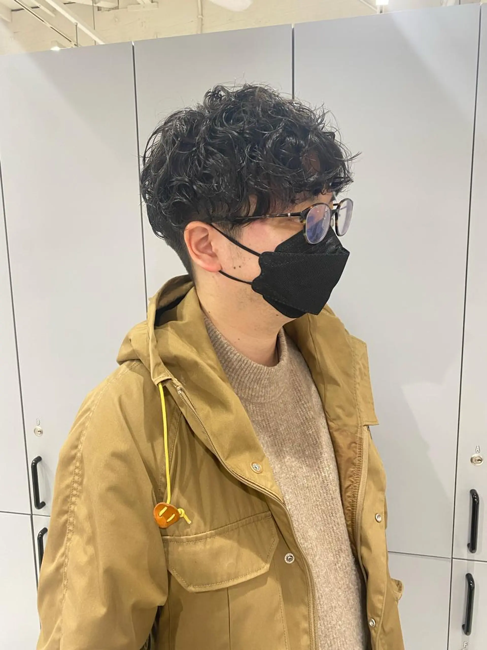 ショート カット パーマ 村山 豪歩のヘアスタイル