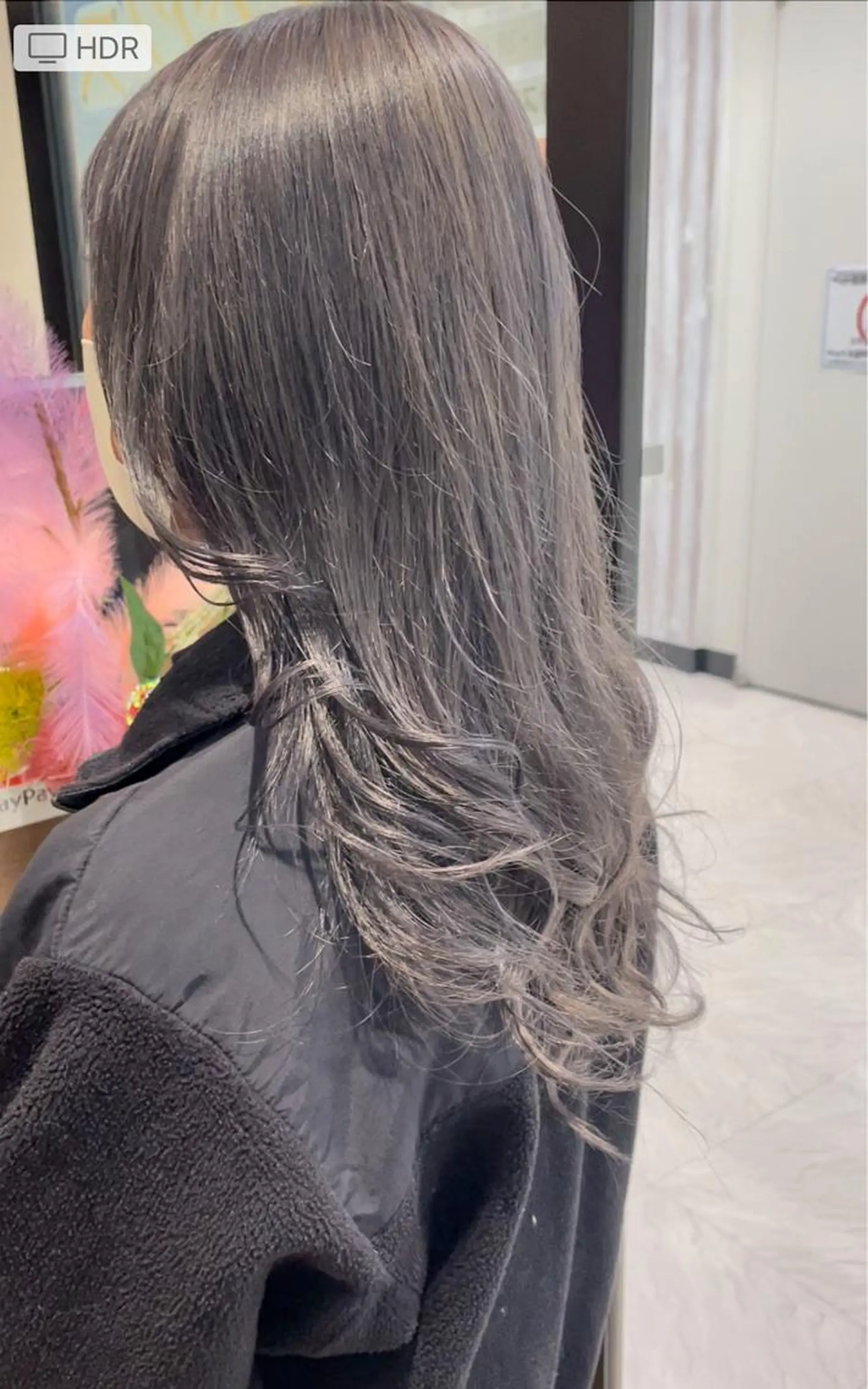 セミロング カラー ブルーカラー ブルージュ シルバー 髪質改善/ブリーチ 田代 龍我のヘアスタイル