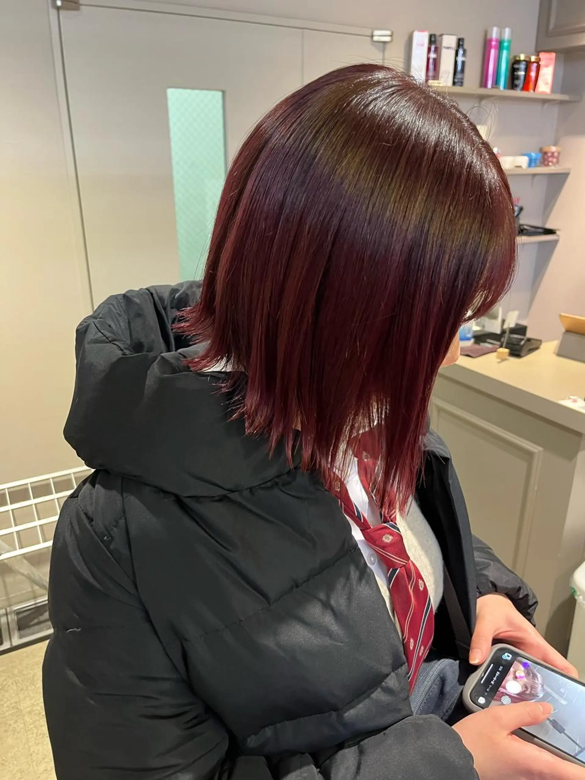 ショート ヘアカラー トリートメント ヘッドスパ ヘアセット 寒色＆ブリーチ特化 寒色MiOのヘアスタイル