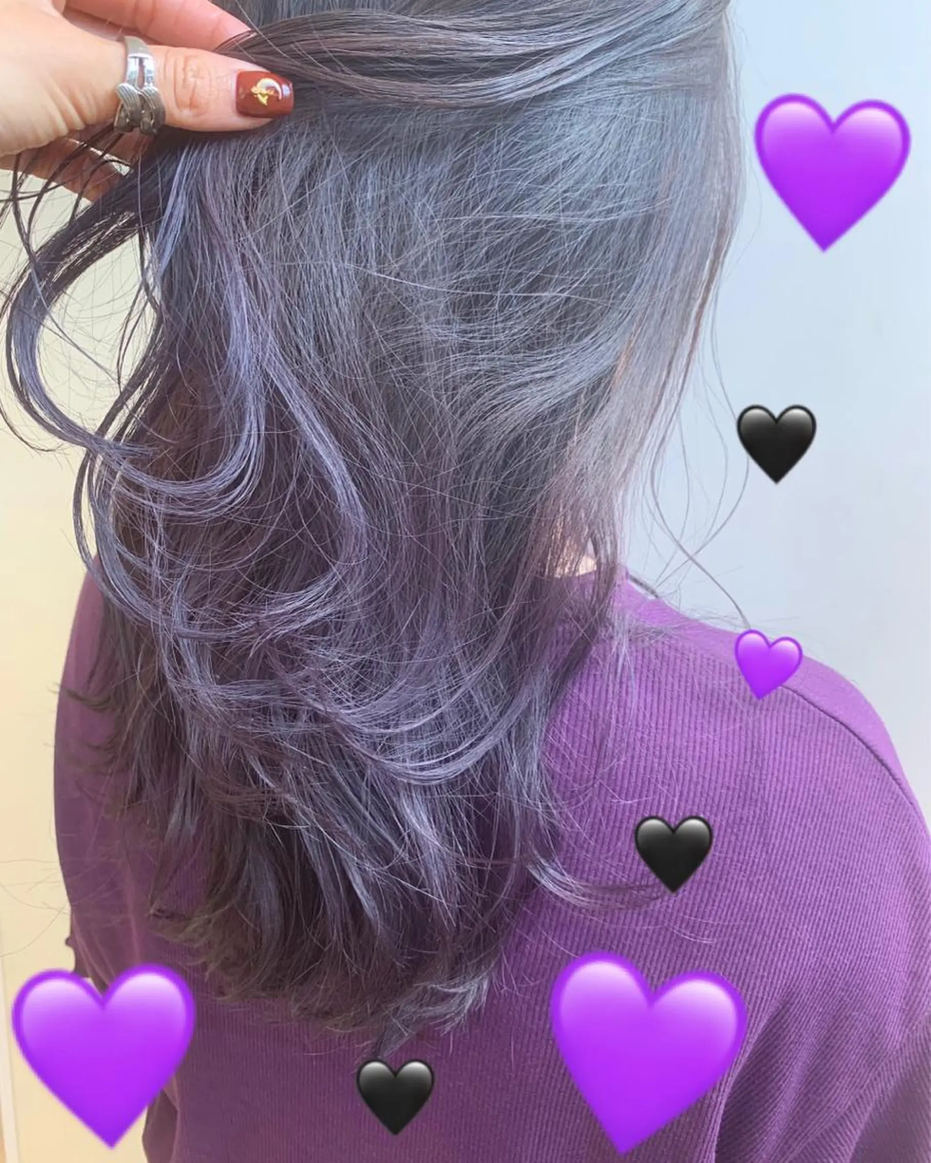 セミロング カラー ラベンダーカラー EMANON新宿東口所属・新宿駅近♡ ♡個室♡三都季🌜のヘアスタイル