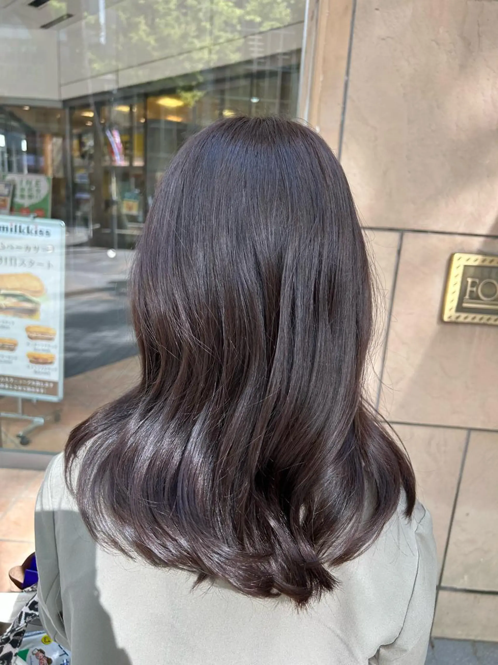 ミディアム カラー バイオレットカラー カット O'u所属・SASAKI NOAのヘアスタイル