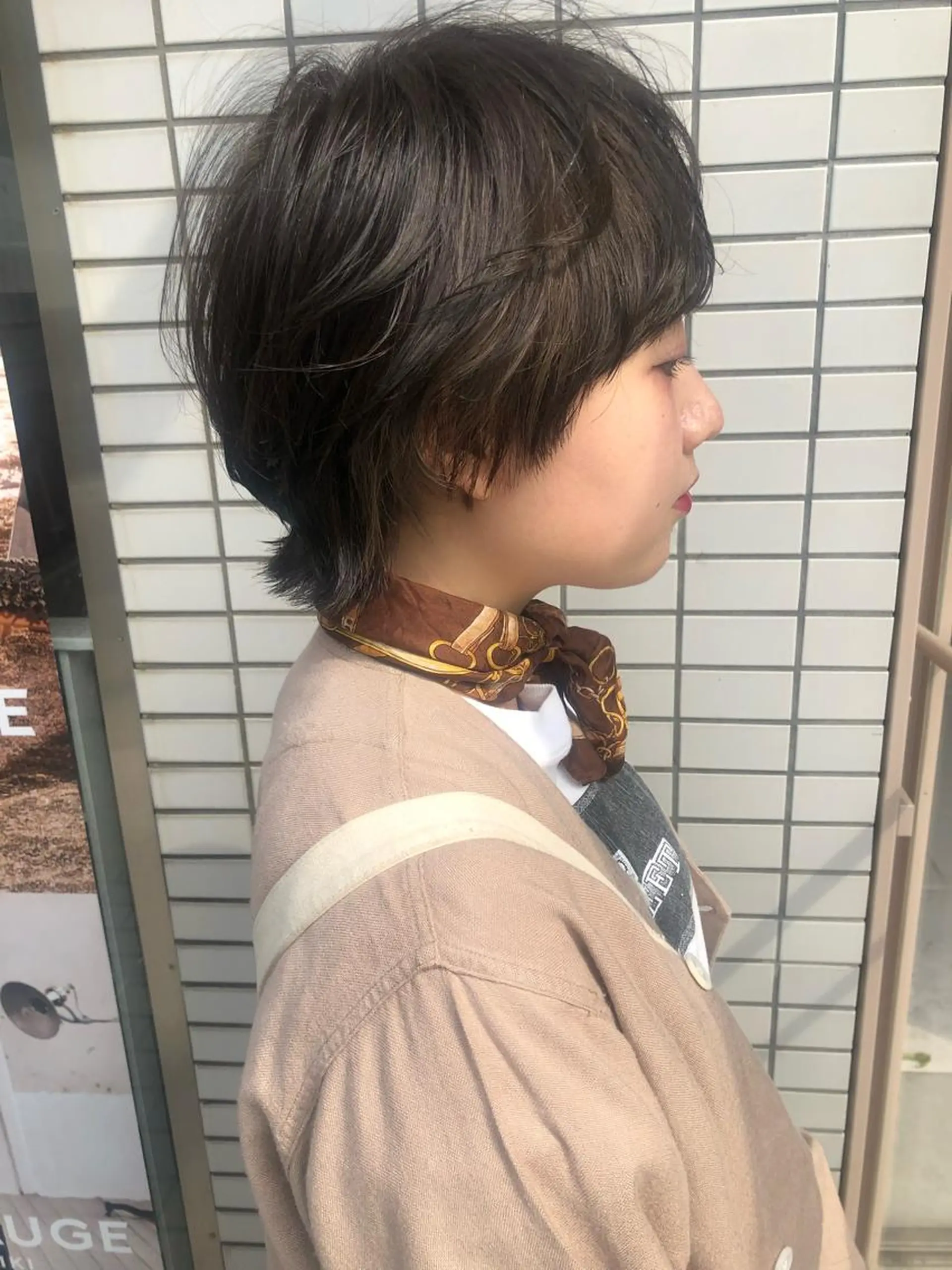 ショート カラー THE DAY所属・AKI HASHIMOTOのヘアスタイル