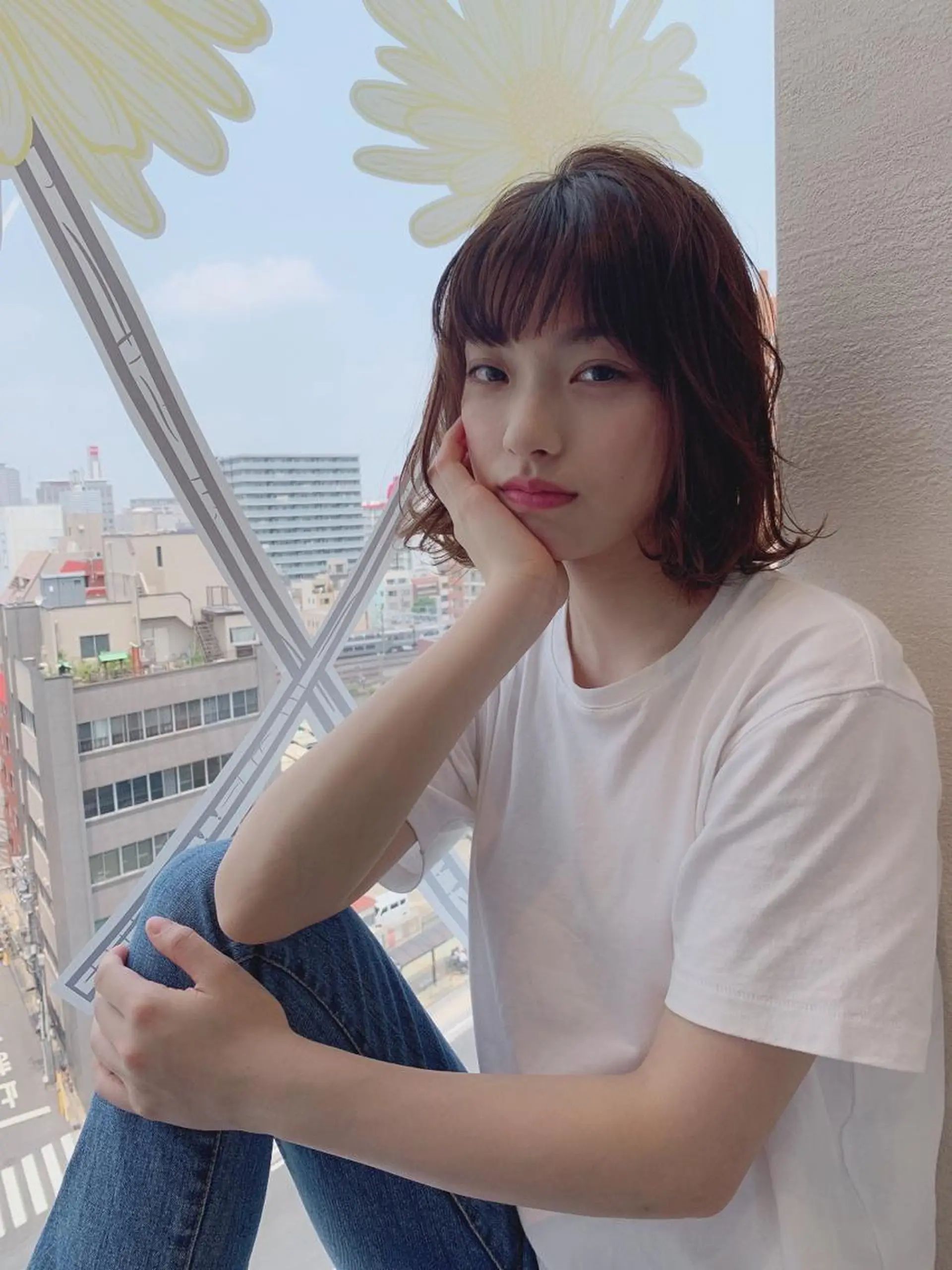 ショート カラー 當間 大知のヘアスタイル